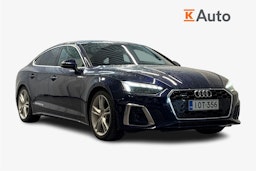 sininen Audi A5 2022 kuva 1.