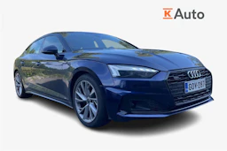 sininen Audi A5 2023 kuva 1.