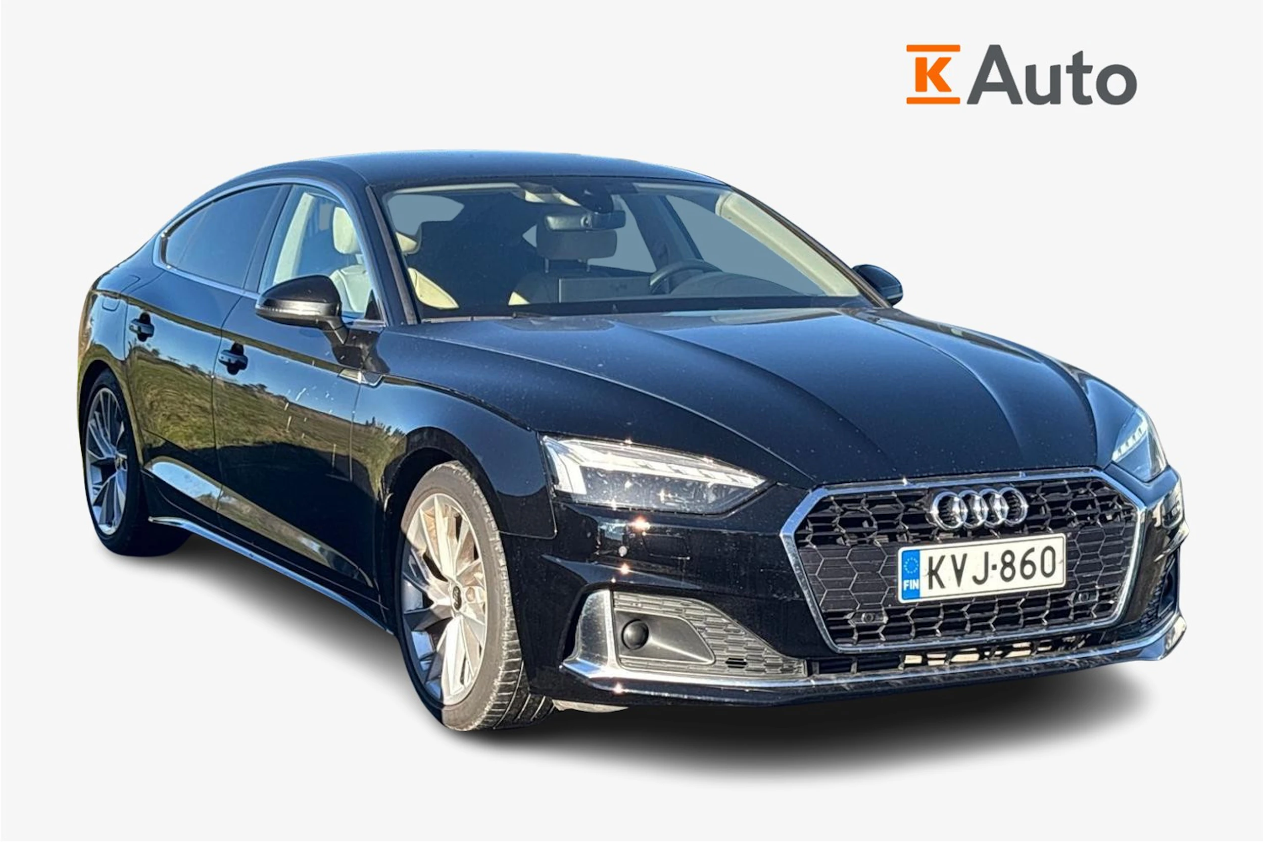musta Audi A5 2023 kuva 1.
