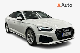 valkoinen Audi A5 2023 kuva 1.