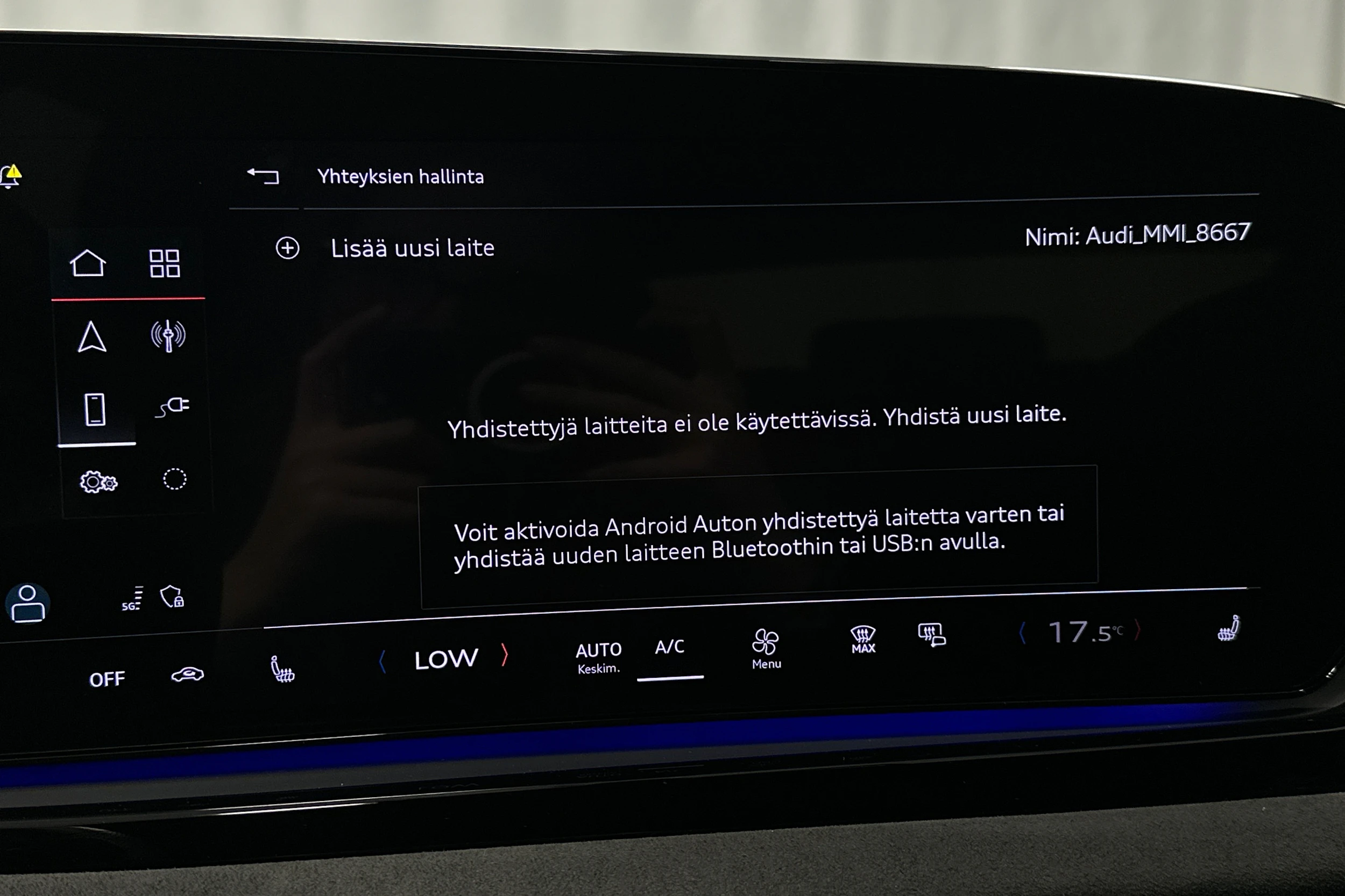 met. sininen Audi A5 2025 kuva 21.