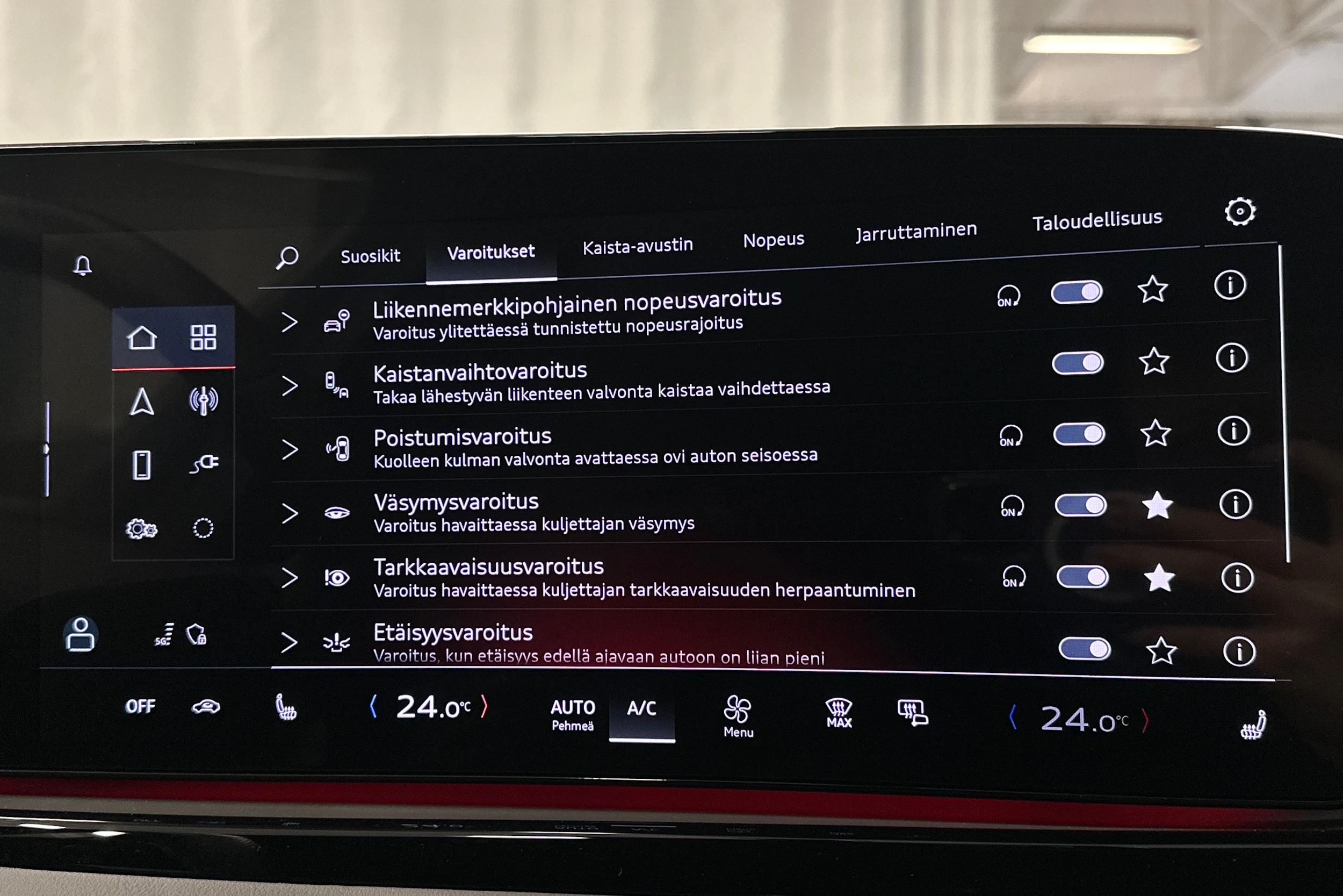 met. punainen Audi A5 2025 kuva 26.