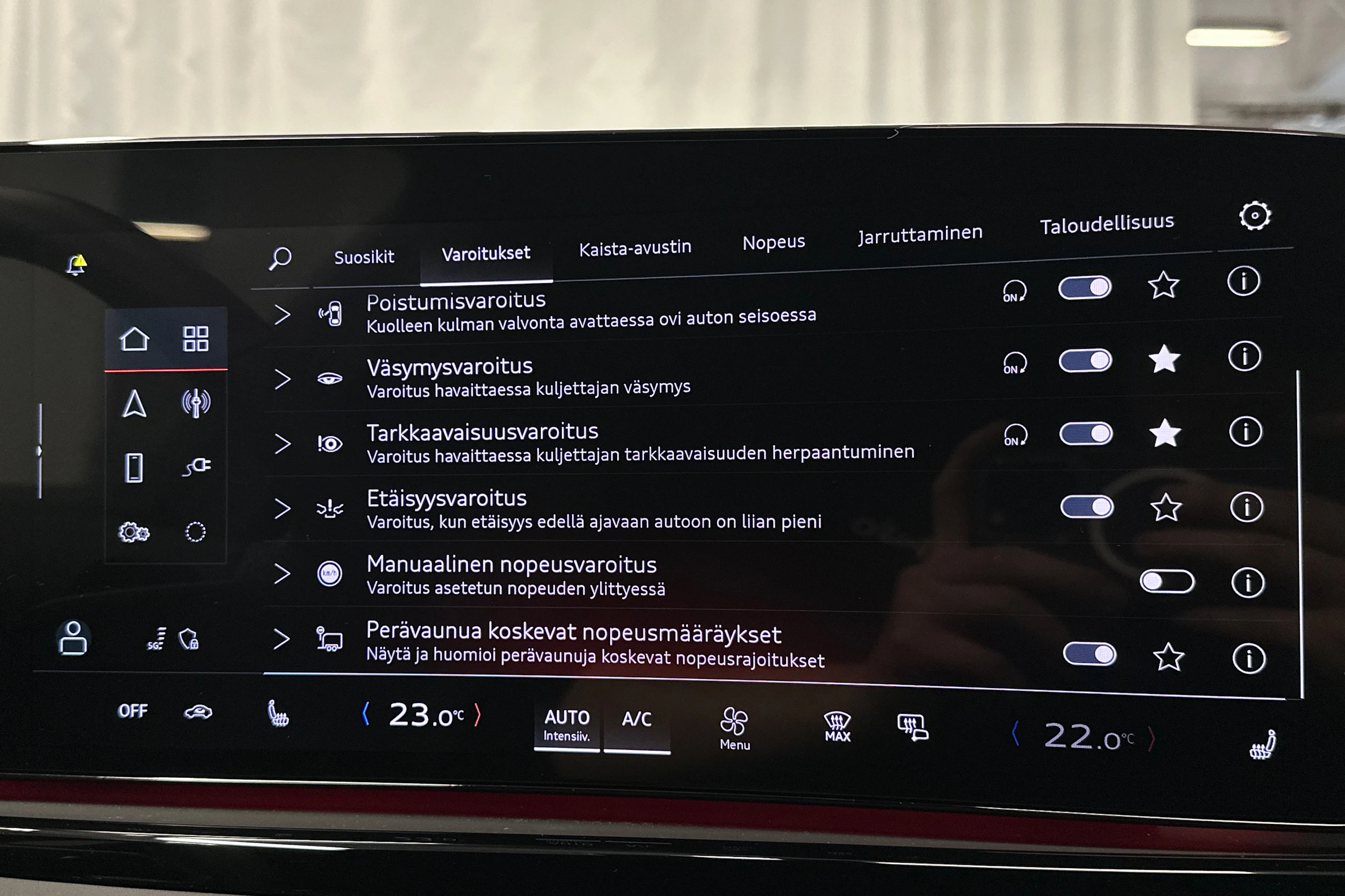 met. punainen Audi A5 2025 kuva 28.