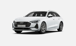 jäätikön valkoinen Audi A5 2025 kuva 1.
