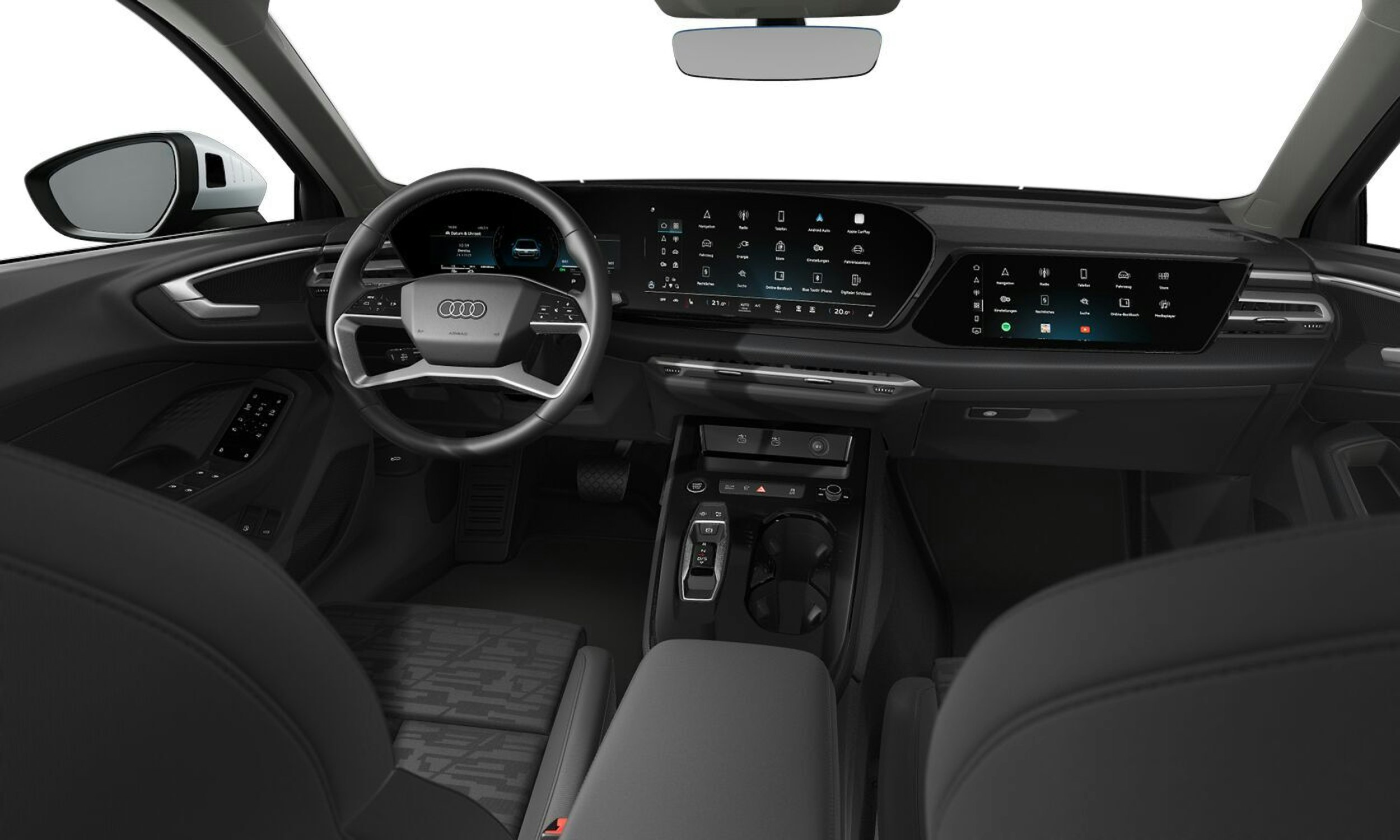 jäätikön valkoinen Audi A5 2025 kuva 2.
