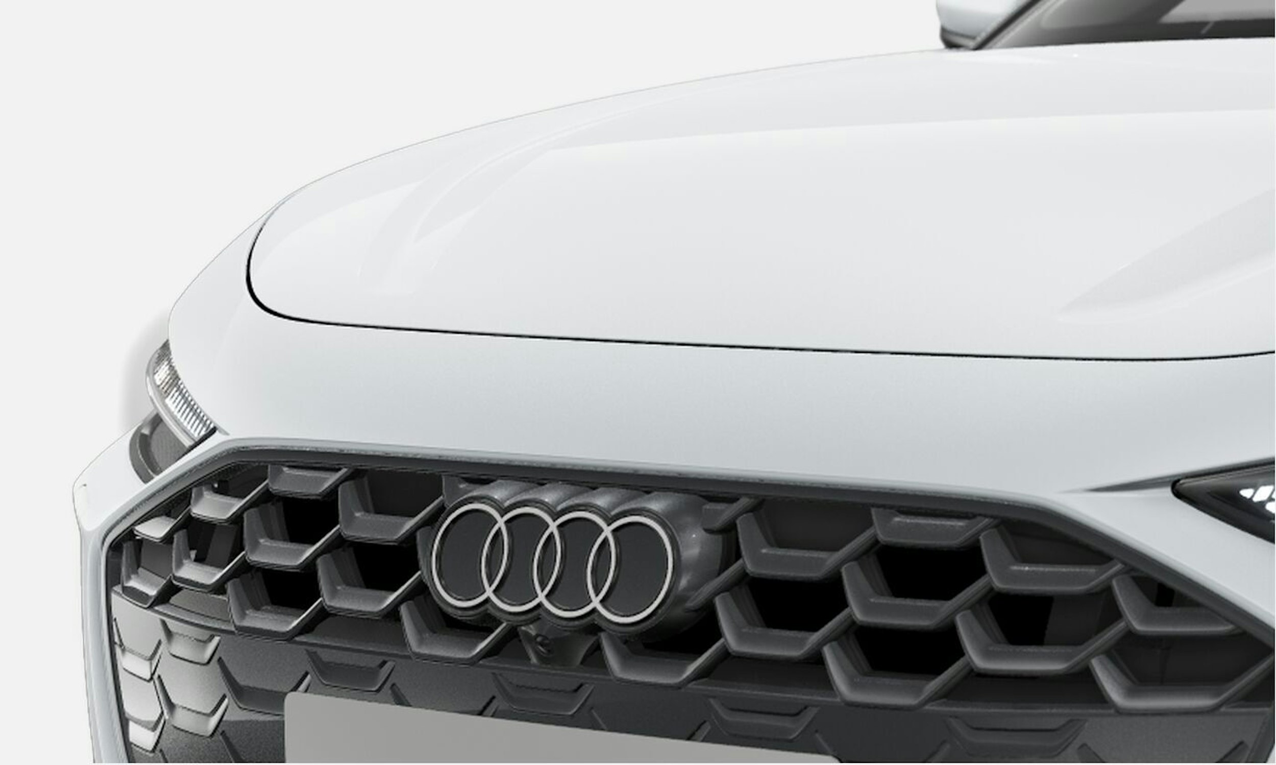 jäätikön valkoinen Audi A5 2025 kuva 5.