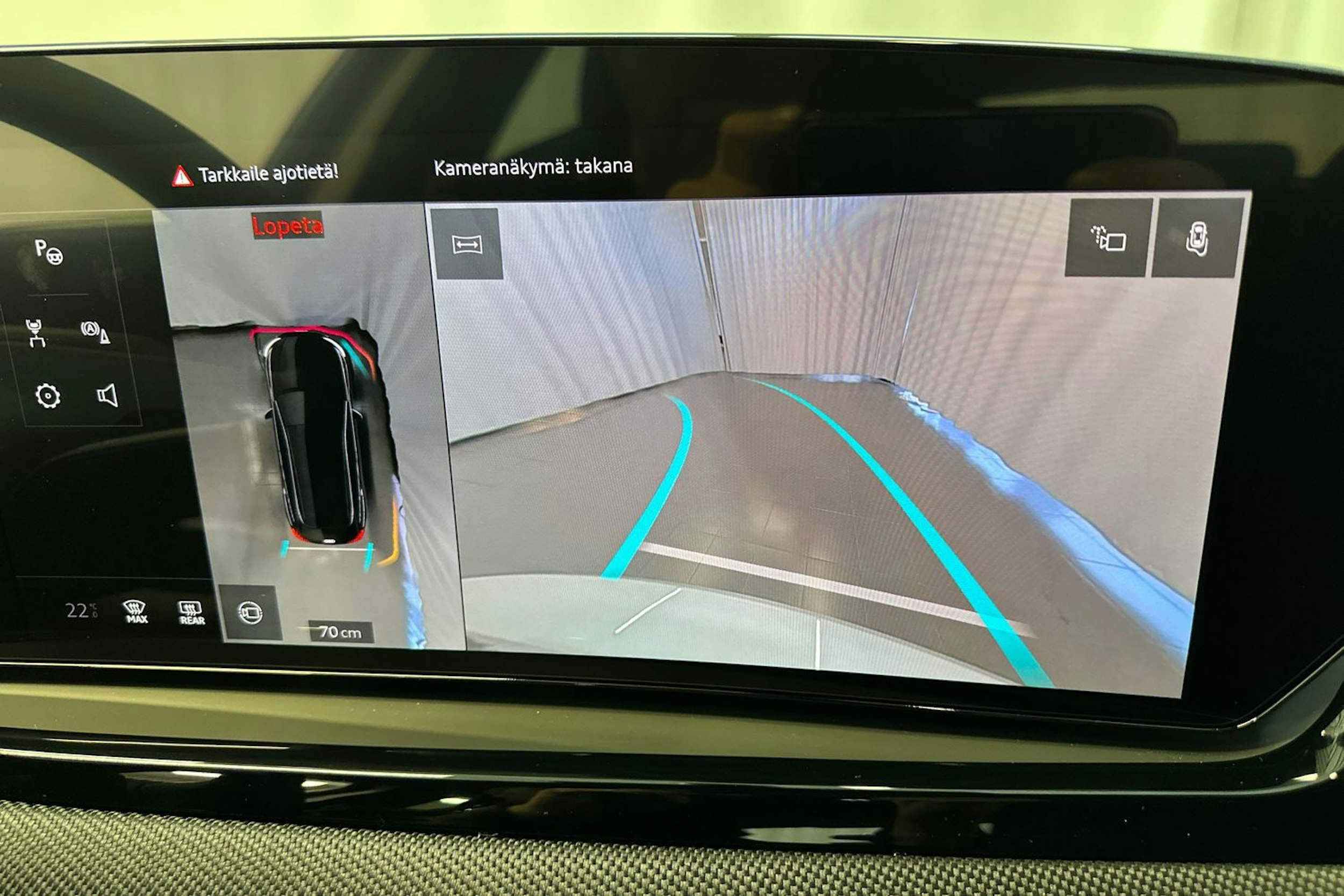 jäätikön valkoinen Audi A5 2025 kuva 11.