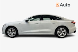 jäätikön valkoinen Audi A5 2025 kuva 18.
