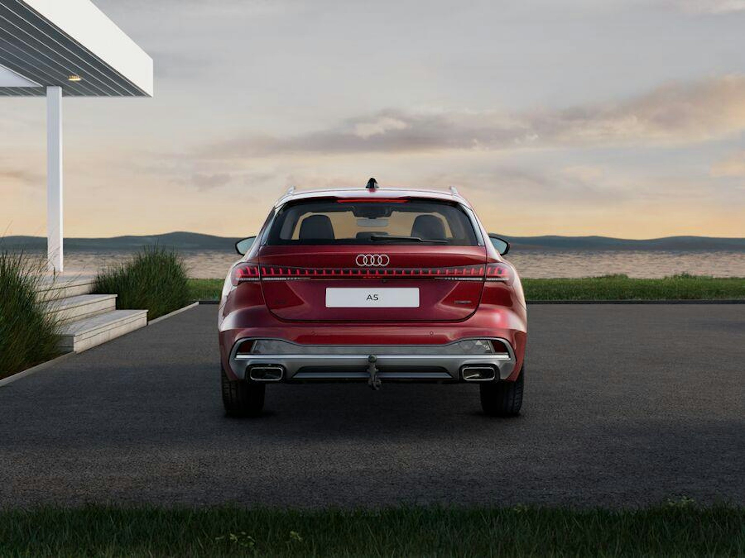 grenadine punainen Audi A5 2025 kuva 7.