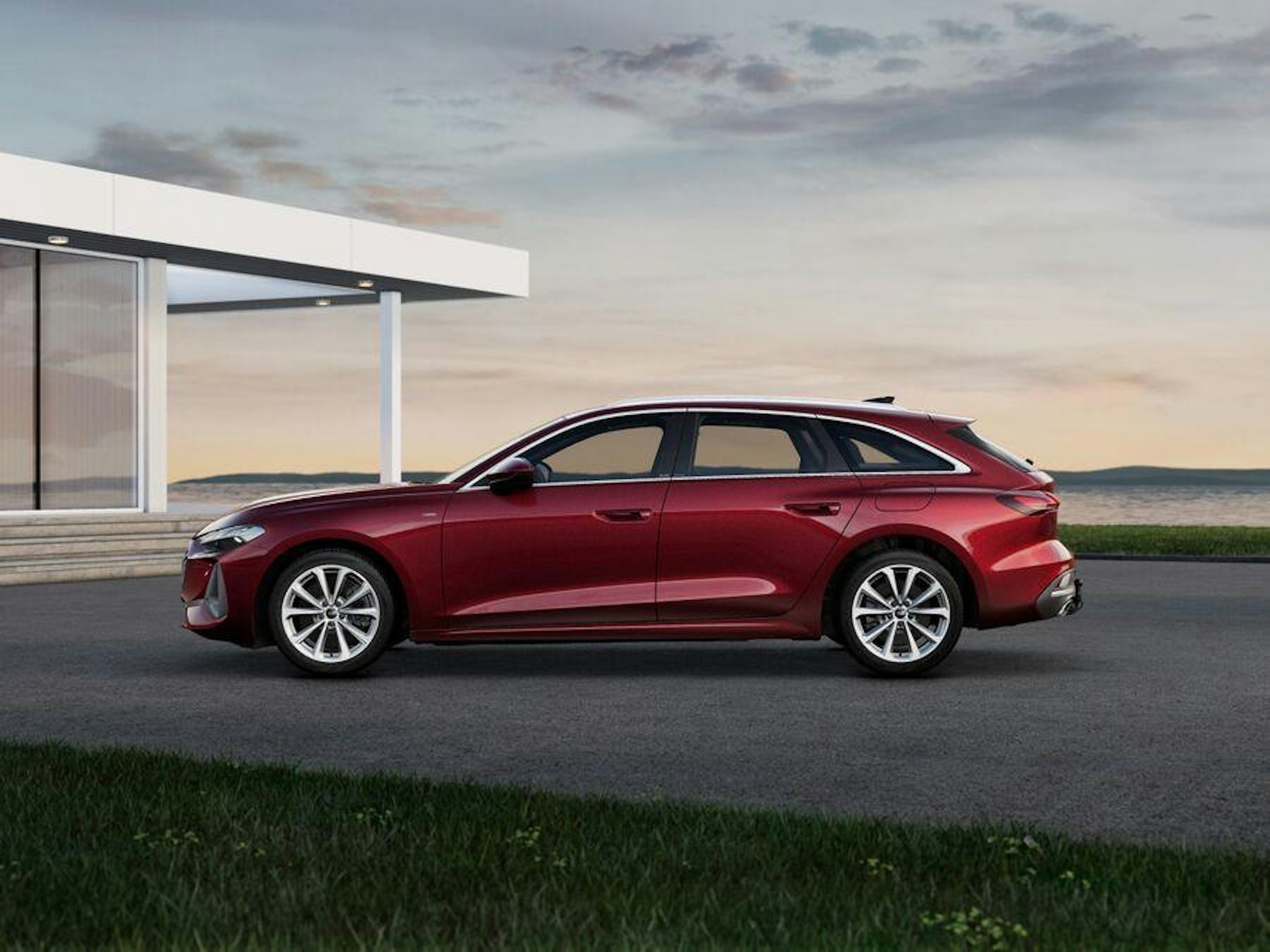 grenadine punainen Audi A5 2025 kuva 8.