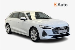 jäätikön valkoinen Audi A5 2025 kuva 1.