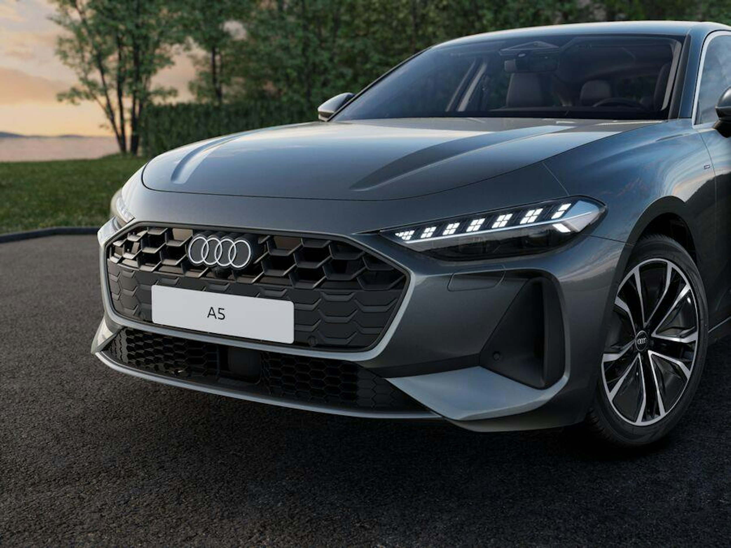 chronos harmaa Audi A5 2025 kuva 9.