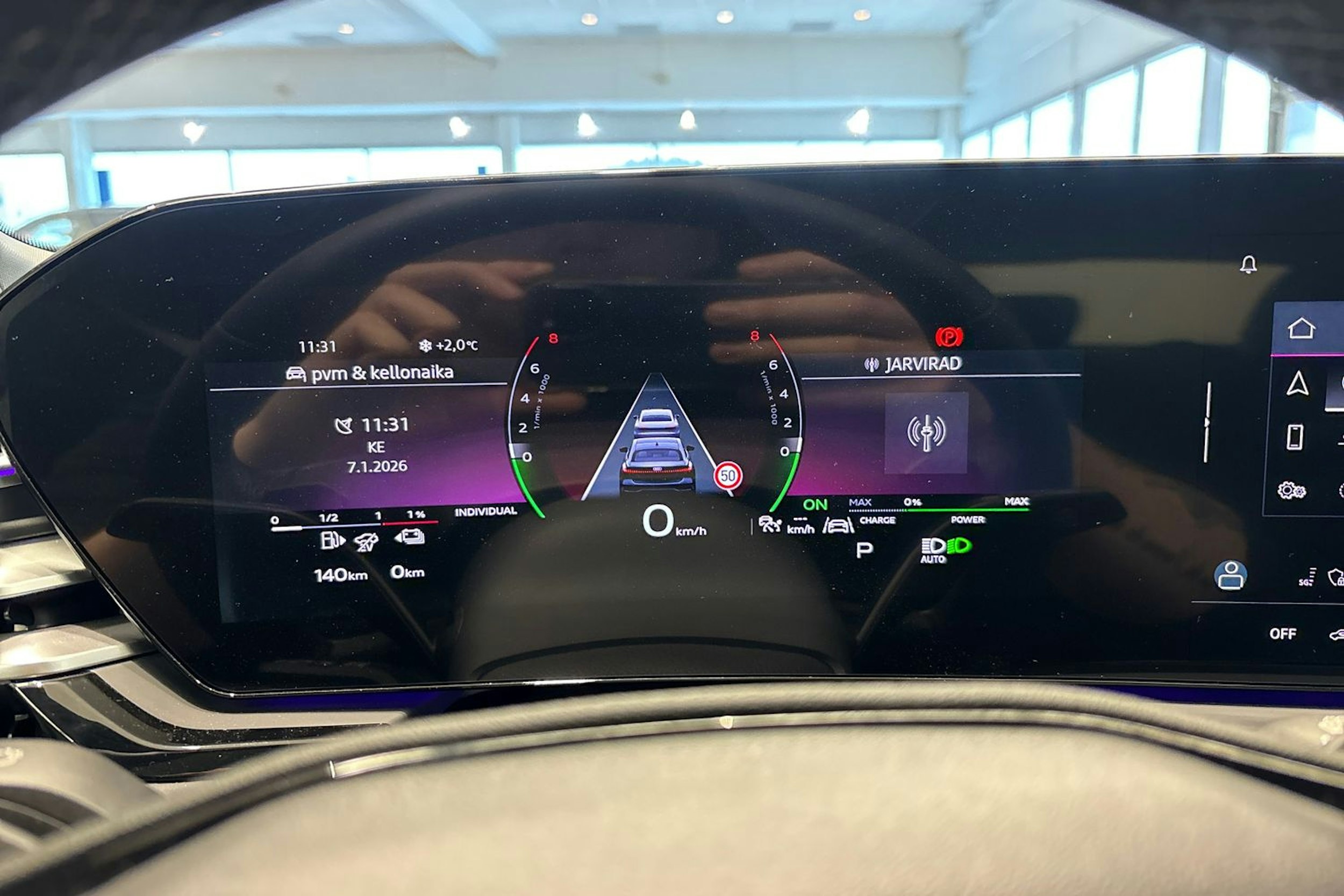 sininen Audi A5 2025 kuva 19.