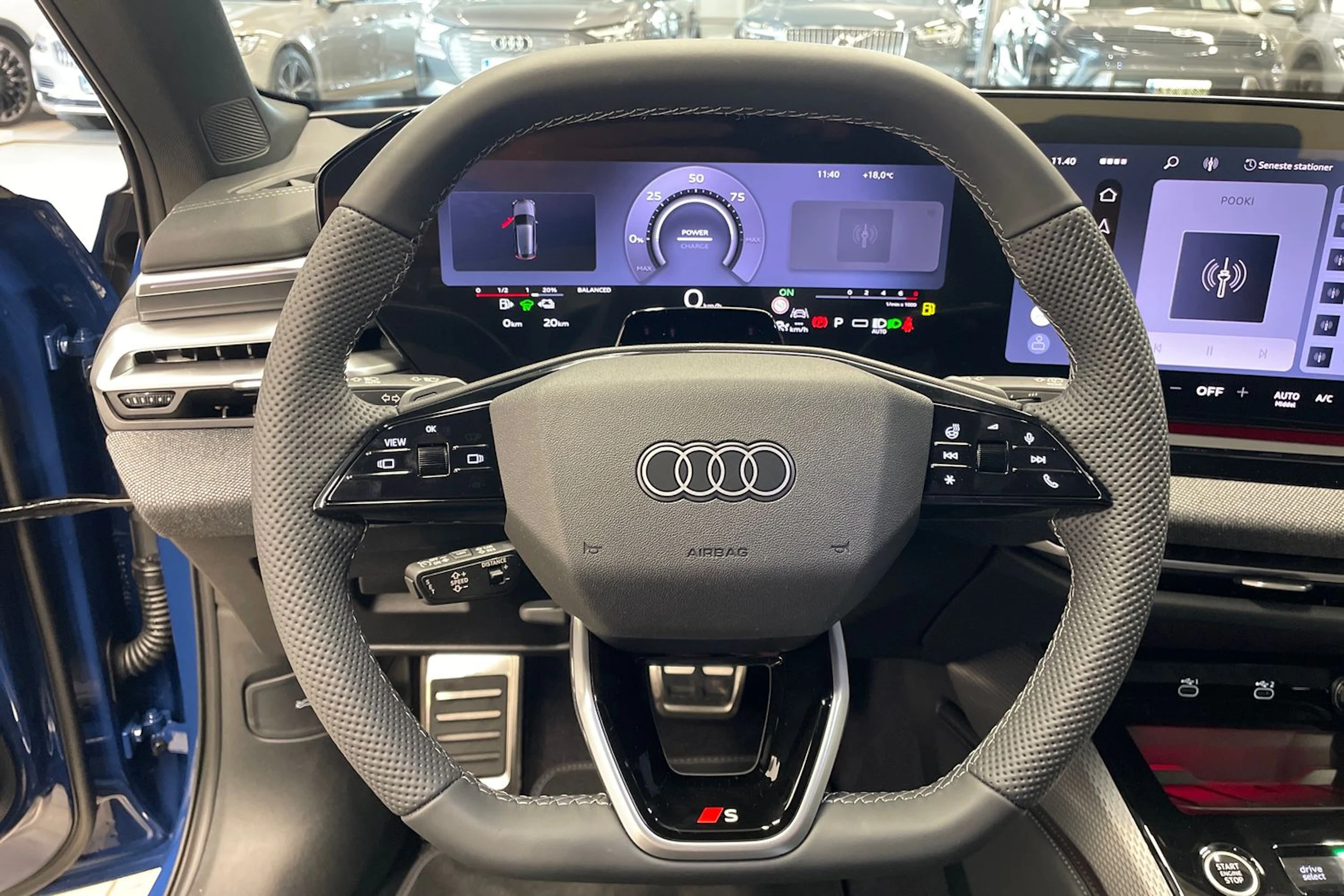 sininen Audi A5 2026 kuva 11.