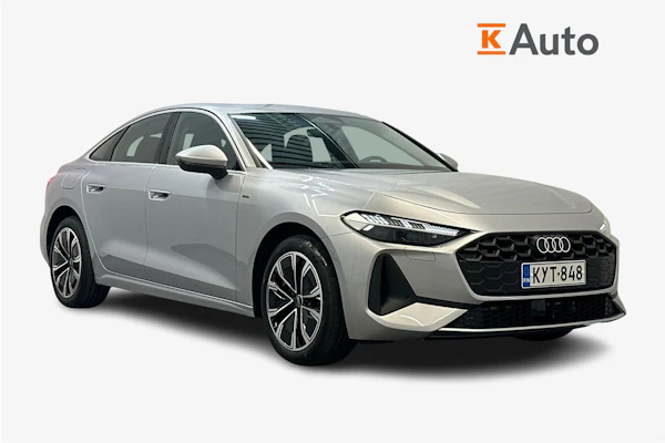 Audi A5 Sedan e-hybrid quattro Musta Sportnahkaverhoilu I Sähkösäätöiset istuimet I Matrix Led ajovalot
