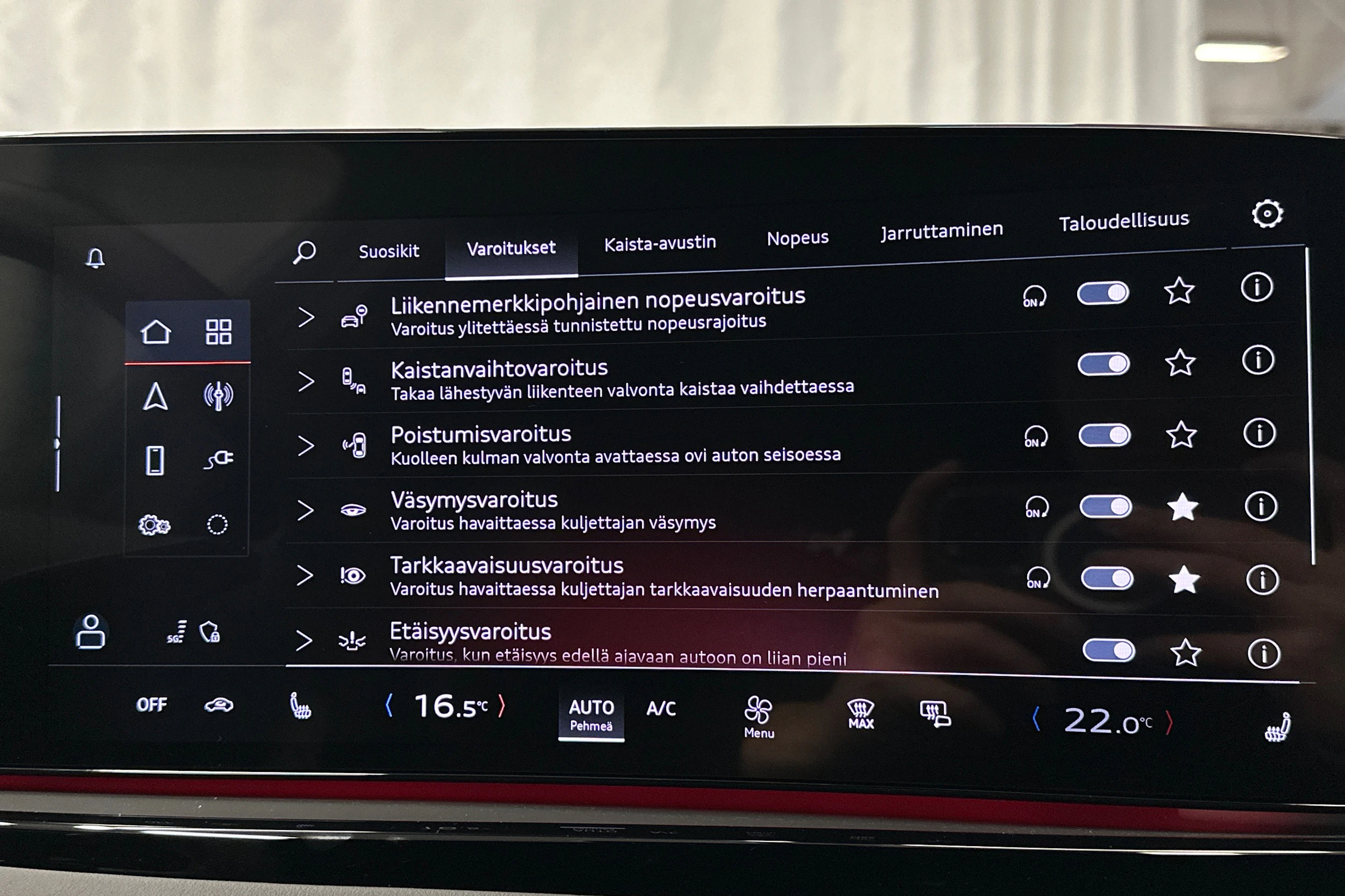 punainen Audi A5 Avant 2025 kuva 26.