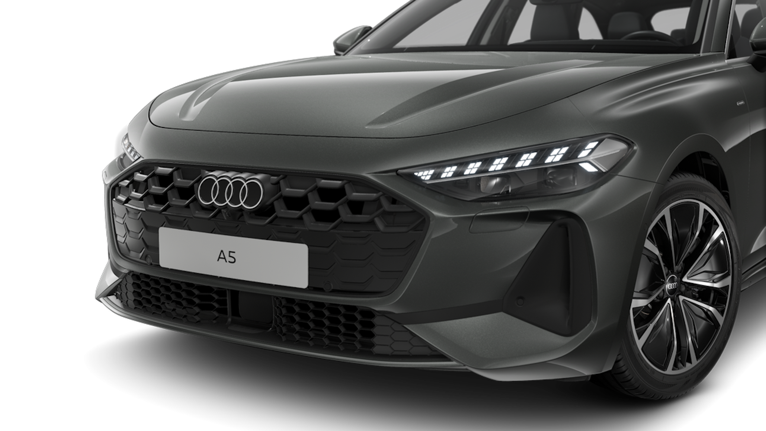 Chronos-harmaa, metalliväri Audi A5 Avant 2025 kuva 6.
