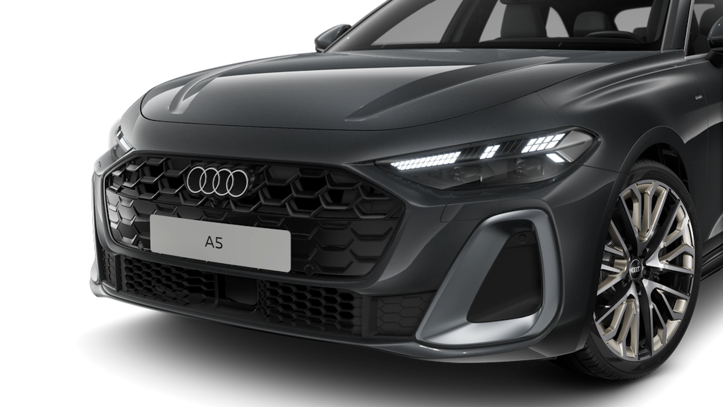Daytona-harmaa, helmiäisväri Audi A5 Avant 2026 kuva 6.