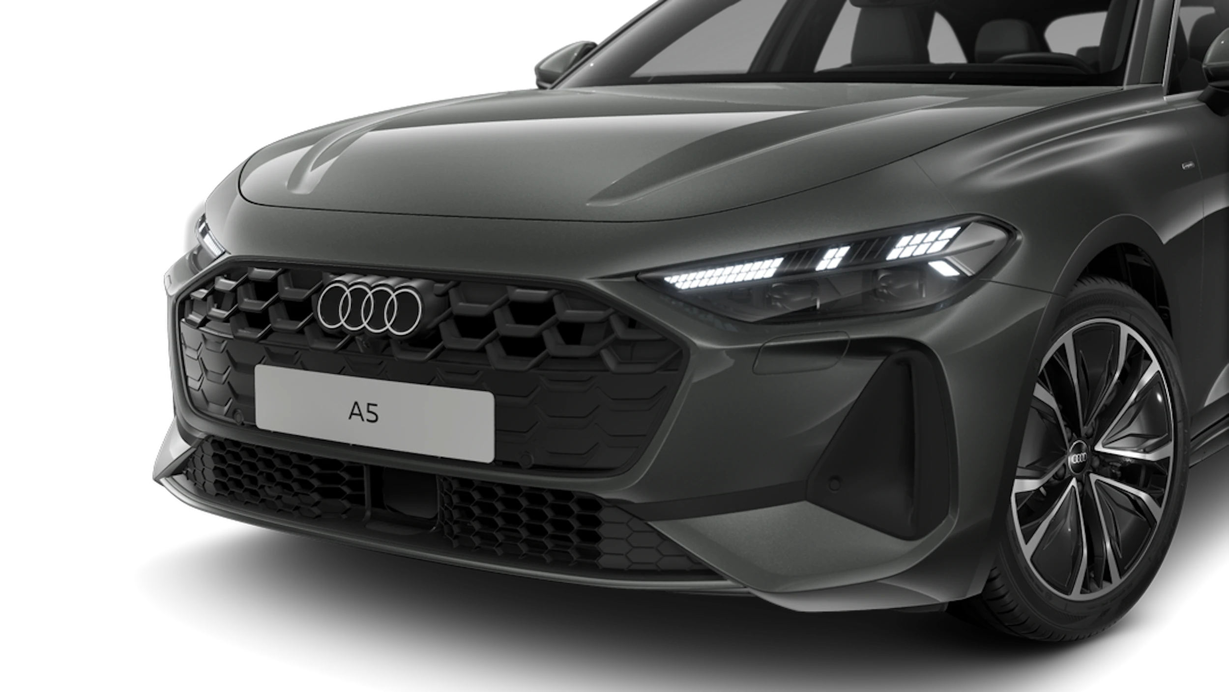 Chronos-harmaa, metalliväri Audi A5 Avant 2026 kuva 6.