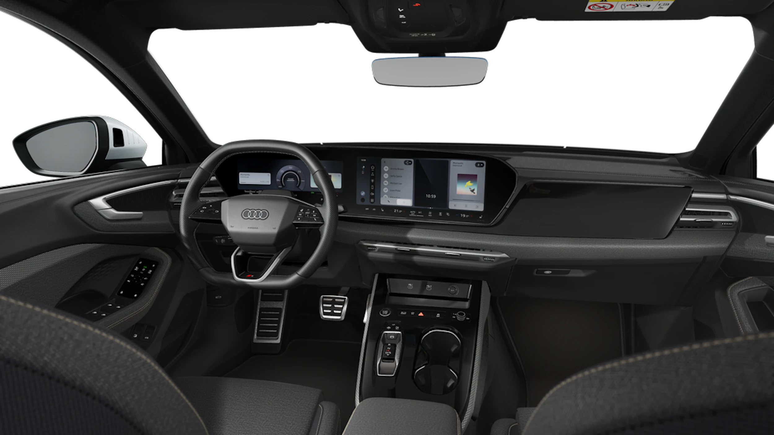 Jäätikönvalkoinen, metalliväri Audi A5 Sedan 2026 kuva 7.