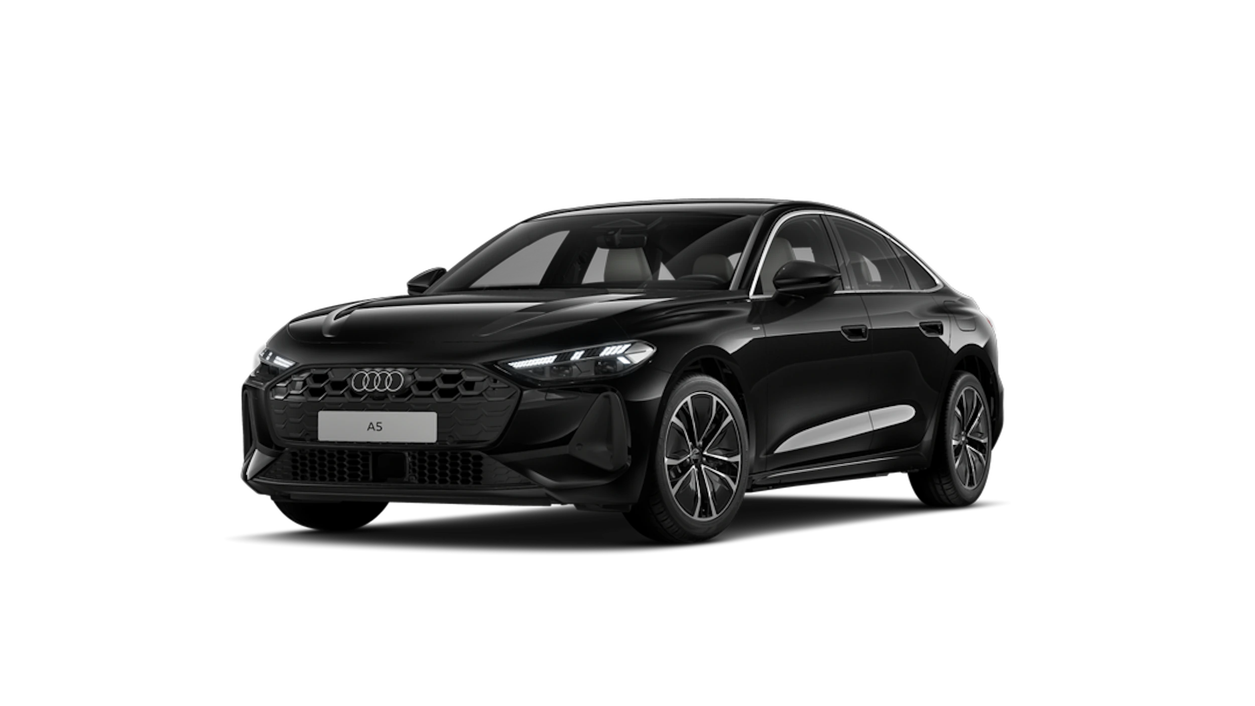 Mythos-musta, metalliväri Audi A5 Sedan 2026 kuva 1.