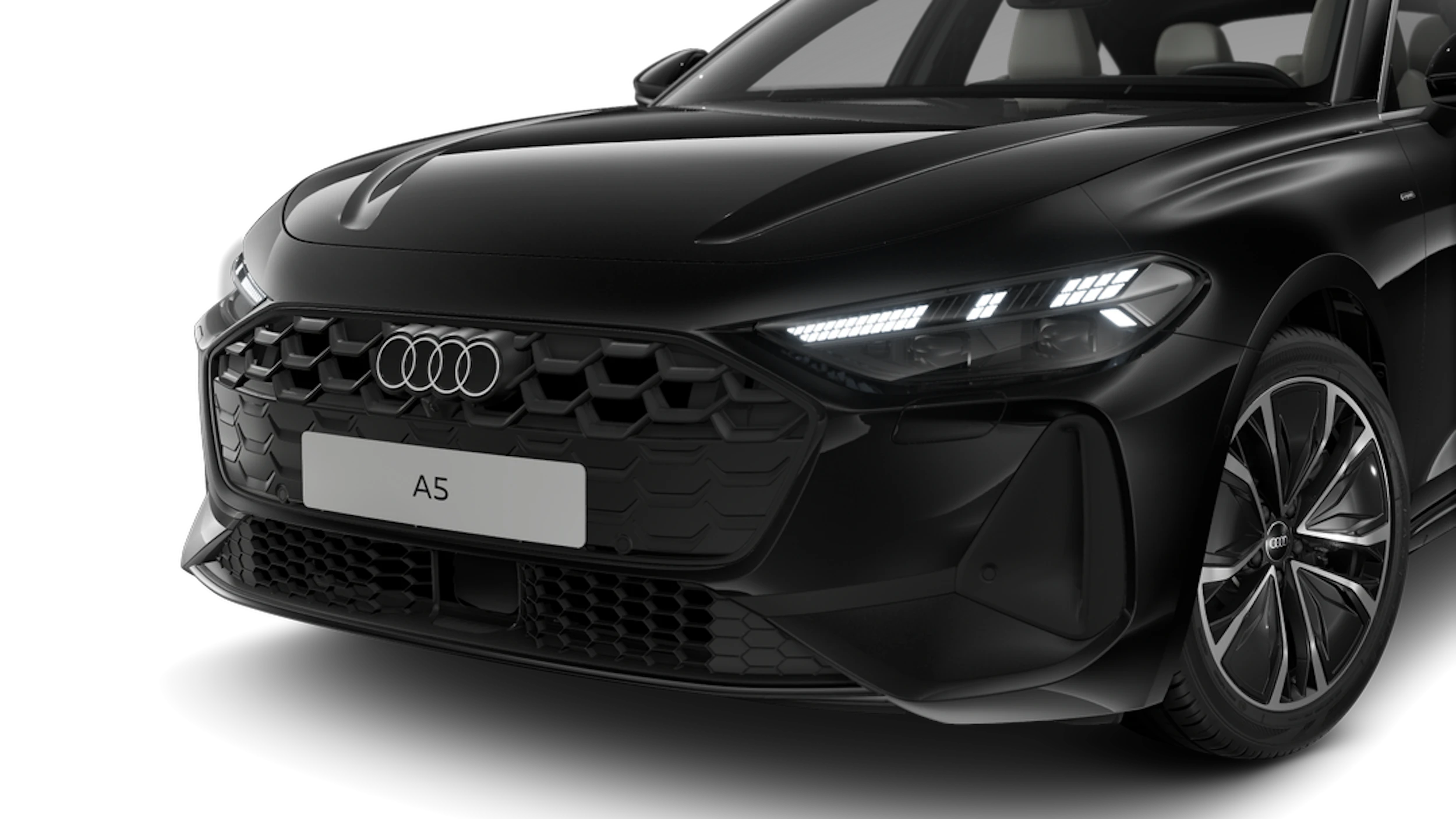 Mythos-musta, metalliväri Audi A5 Sedan 2026 kuva 6.