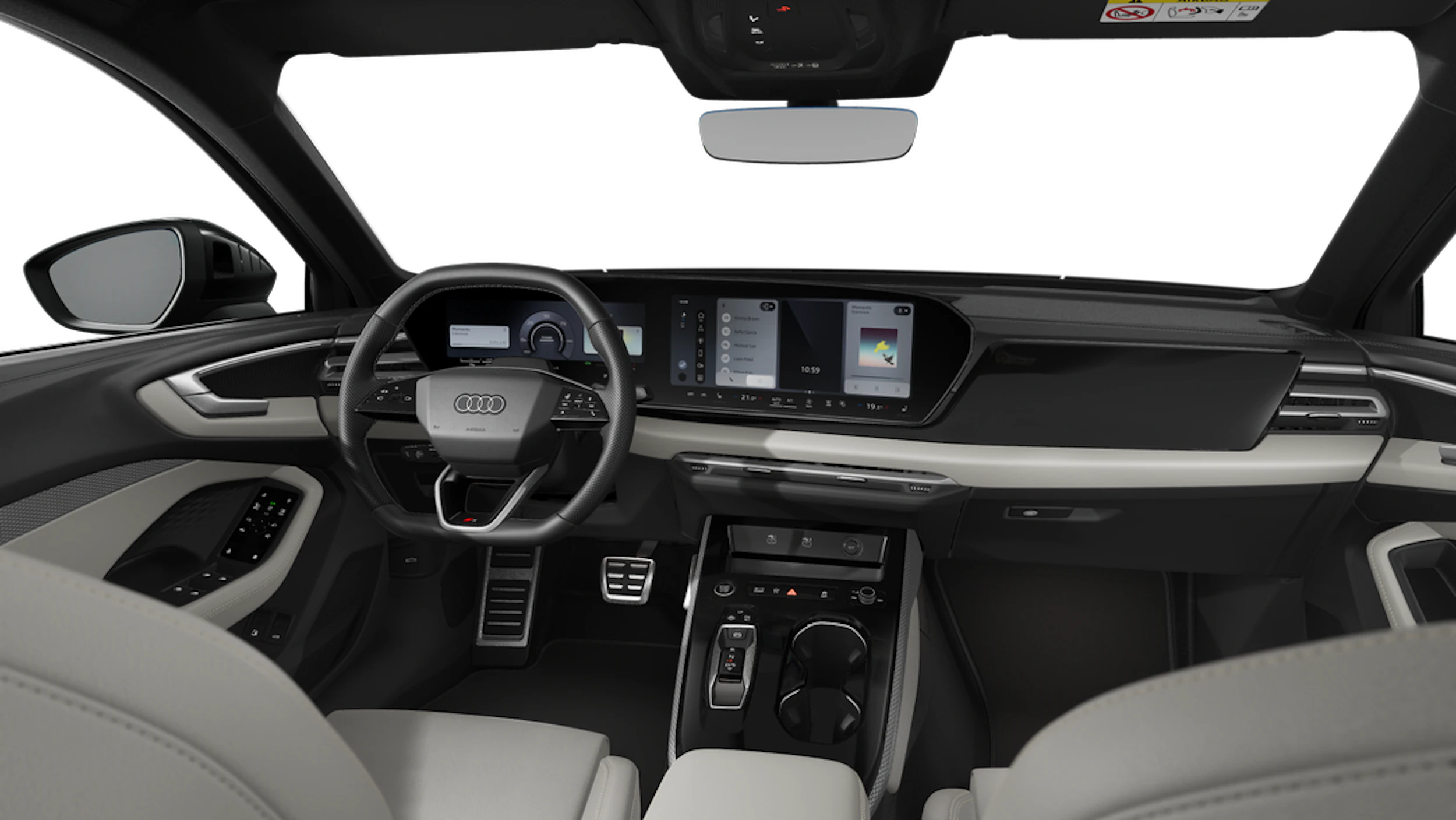 Mythos-musta, metalliväri Audi A5 Sedan 2026 kuva 7.