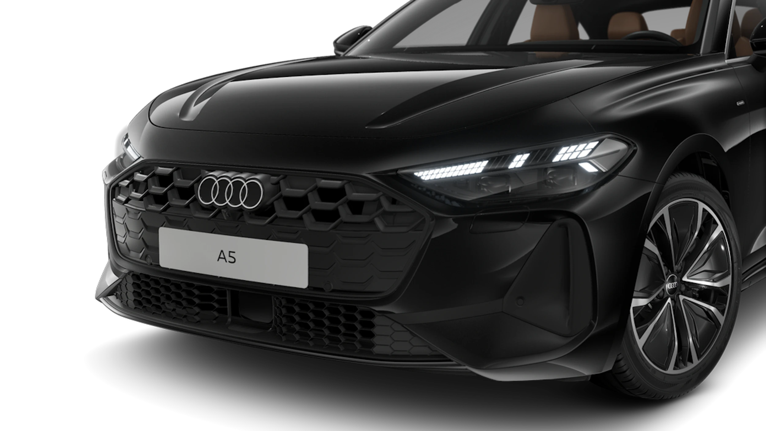 Mythos-musta, metalliväri Audi A5 Sedan 2026 kuva 6.