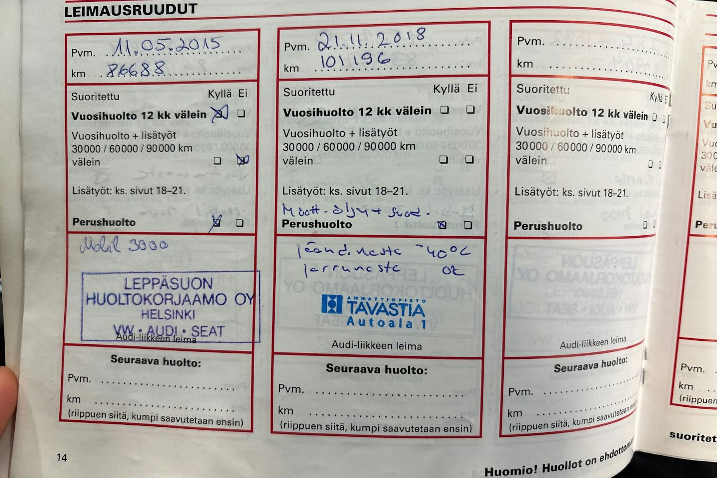 punainen Audi A6 1998 kuva 26.