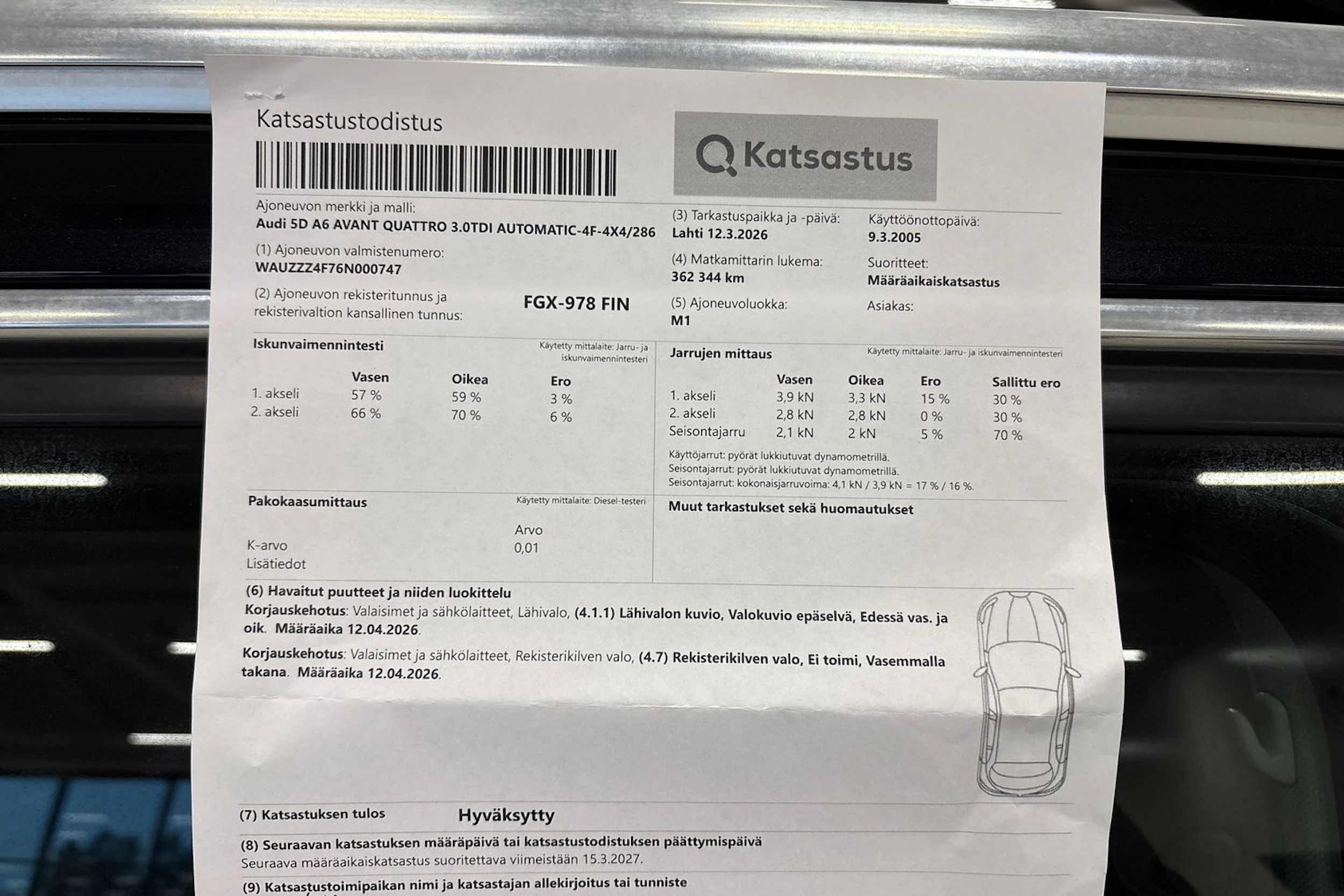 musta Audi A6 2005 kuva 40.
