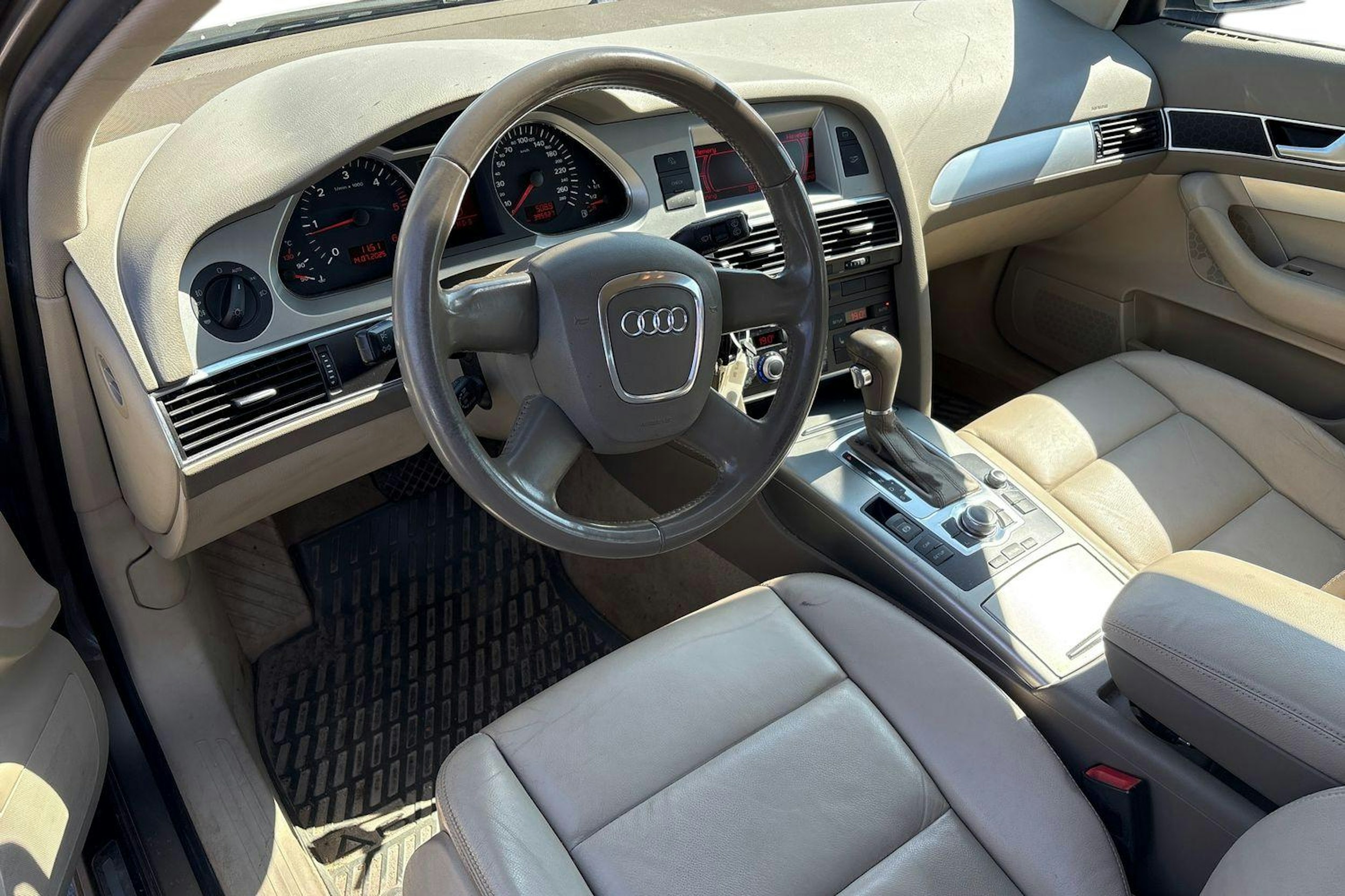 ruskea (beige) Audi A6 2008 kuva 7.