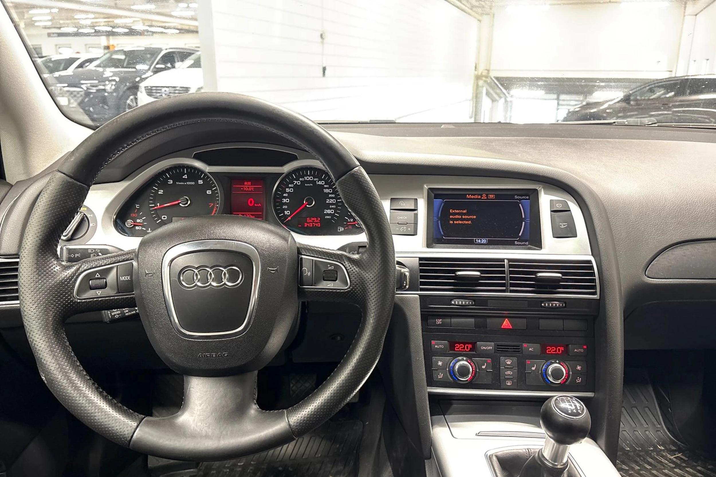 ruskea (beige) Audi A6 2009 kuva 11.