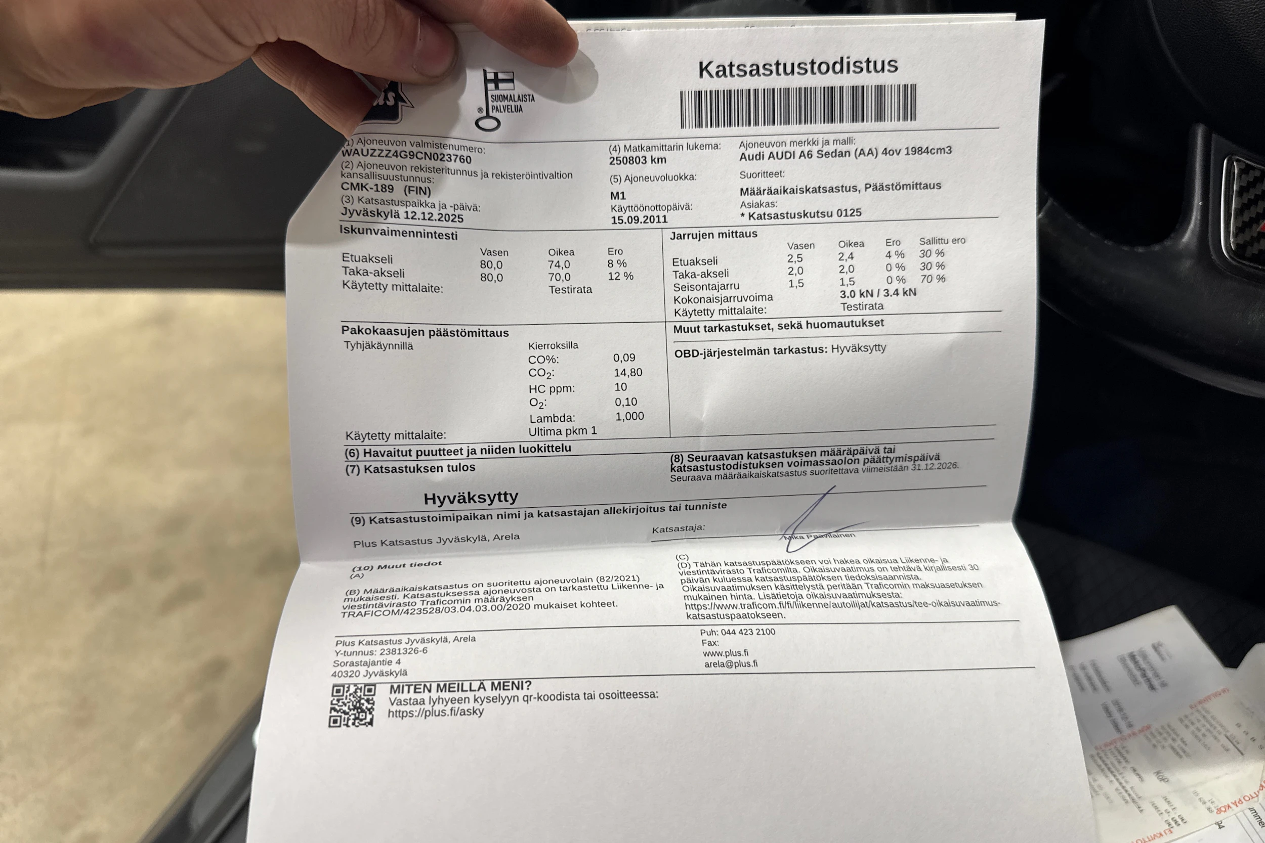 harmaa Audi A6 2011 kuva 40.