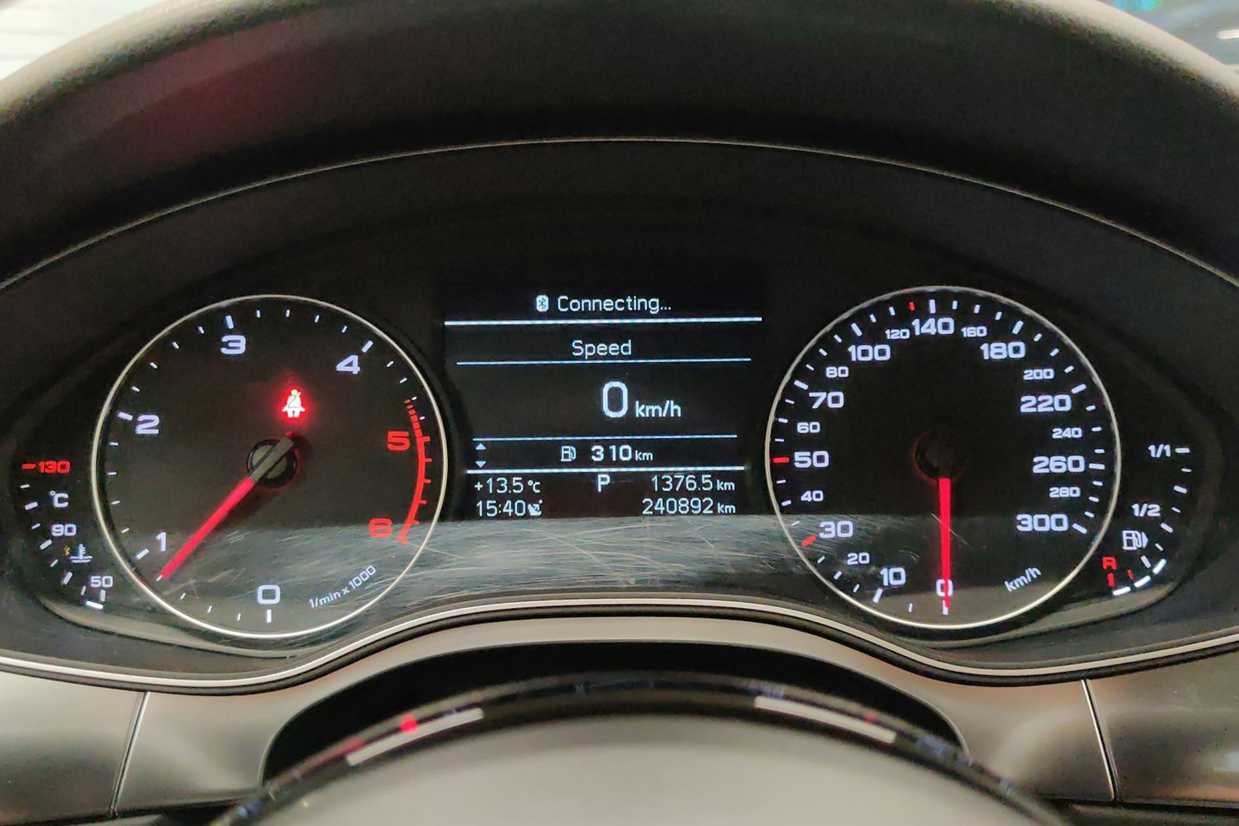 ruskea (beige) Audi A6 2012 kuva 16.