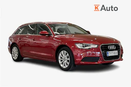 Punainen Audi A6 2012 kuva 1.