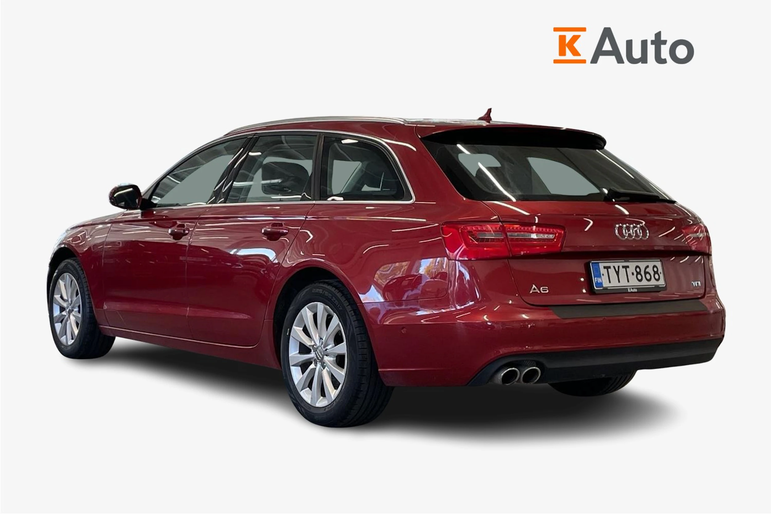 Punainen Audi A6 2012 kuva 2.