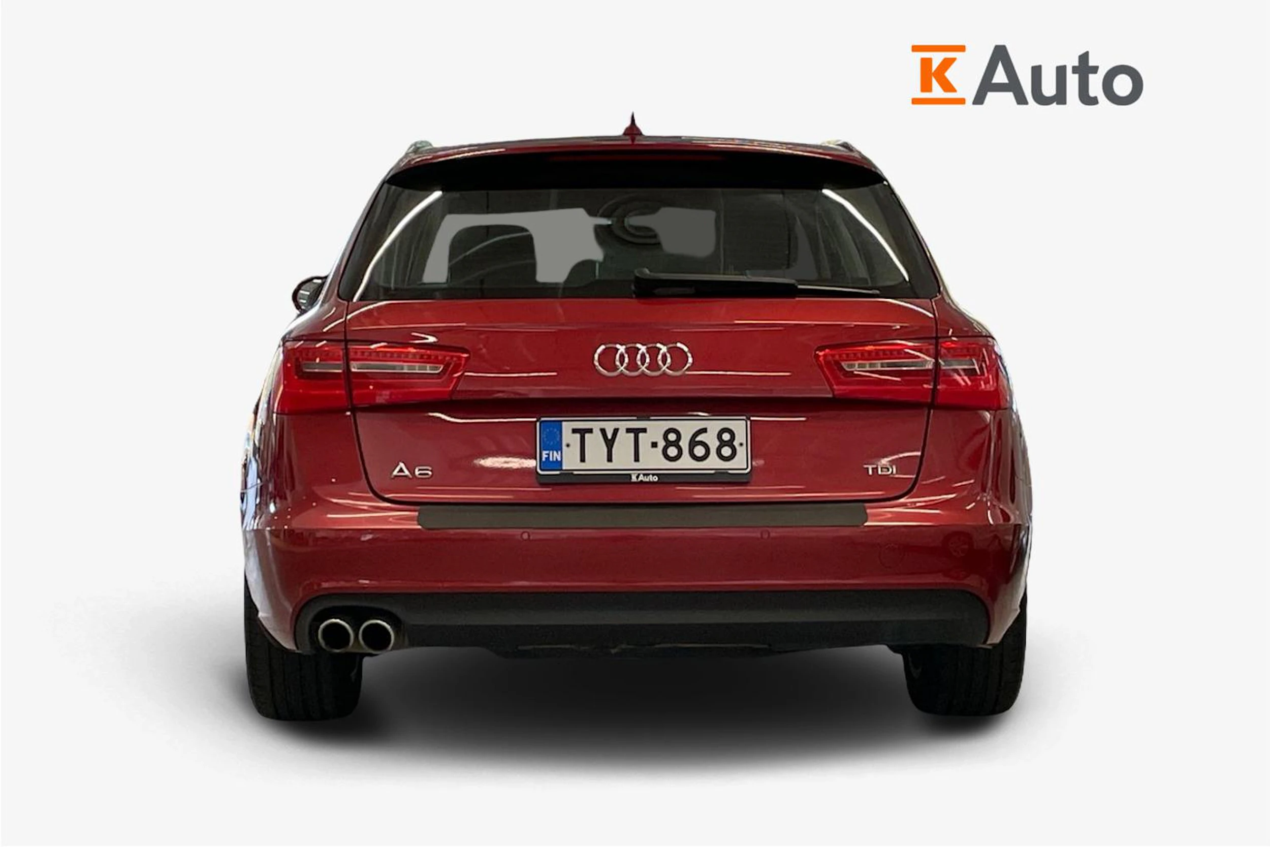 Punainen Audi A6 2012 kuva 3.