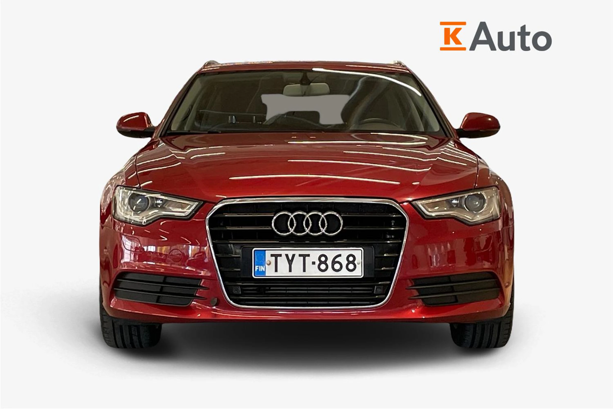 Punainen Audi A6 2012 kuva 4.