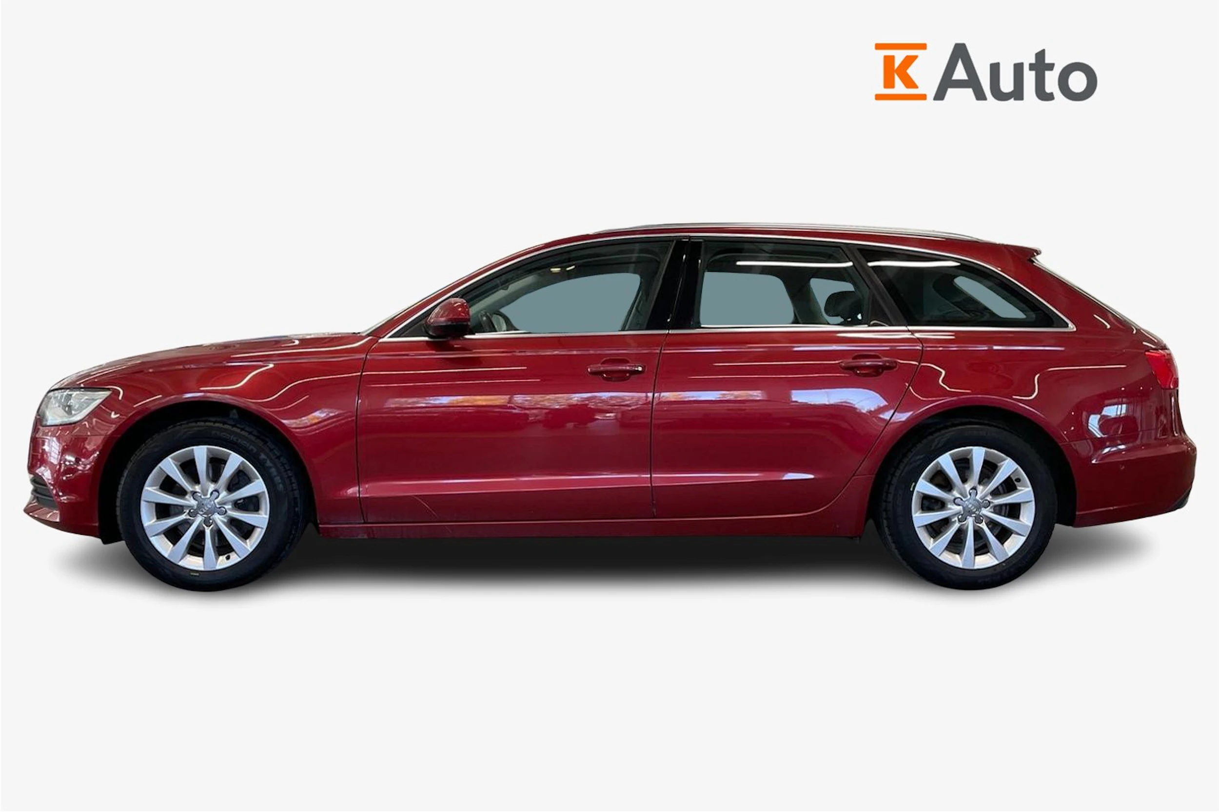 Punainen Audi A6 2012 kuva 5.