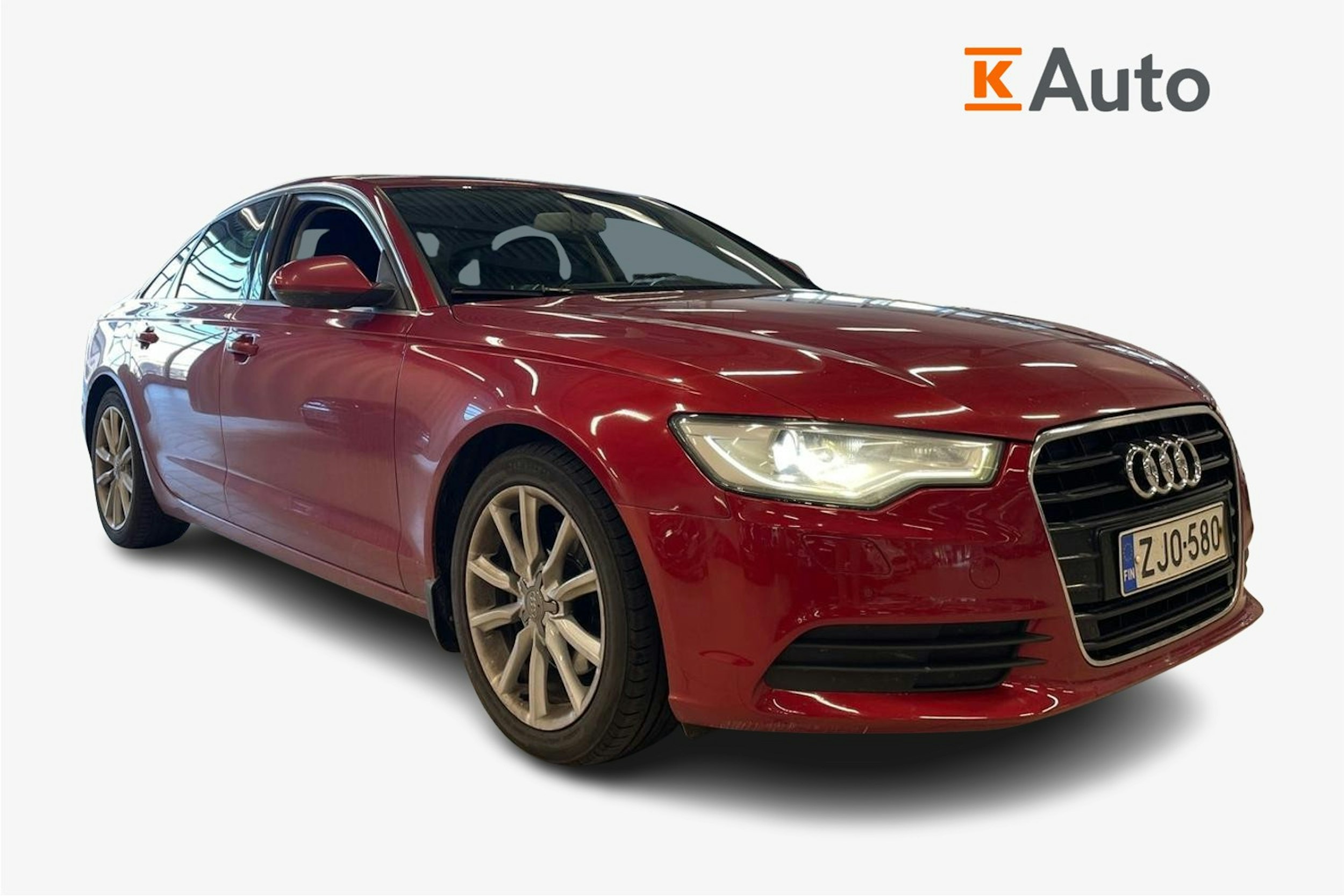 Punainen Audi A6 2012 kuva 1.