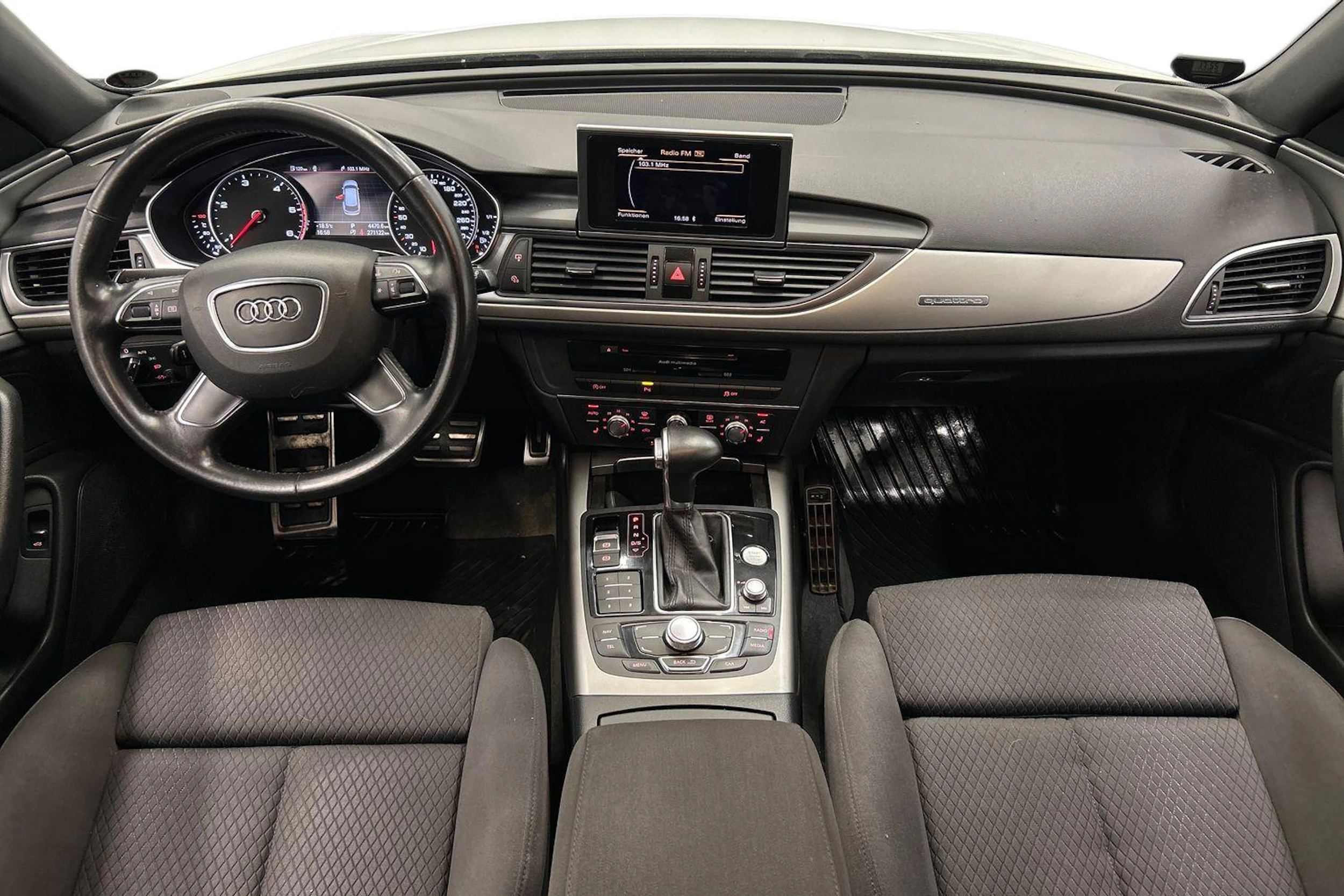 valkoinen Audi A6 2013 kuva 7.