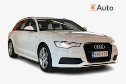 Valkoinen Audi A6 2014 kuva 1.