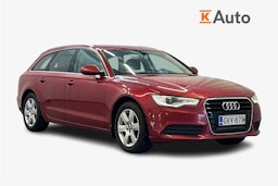 punainen Audi A6 2014 kuva 1.
