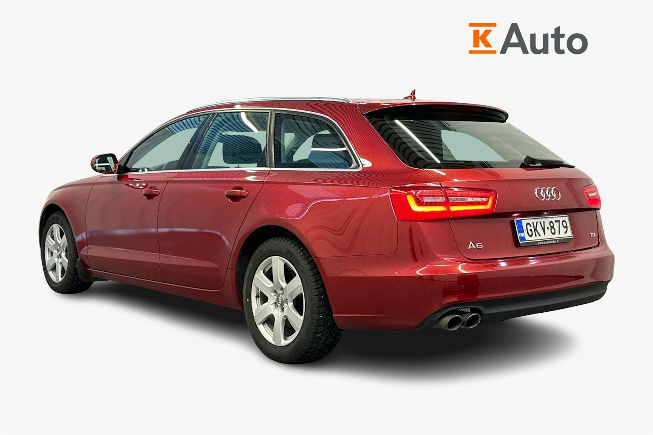 punainen Audi A6 2014 kuva 2.