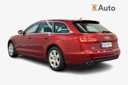 punainen Audi A6 2014 kuva 2.