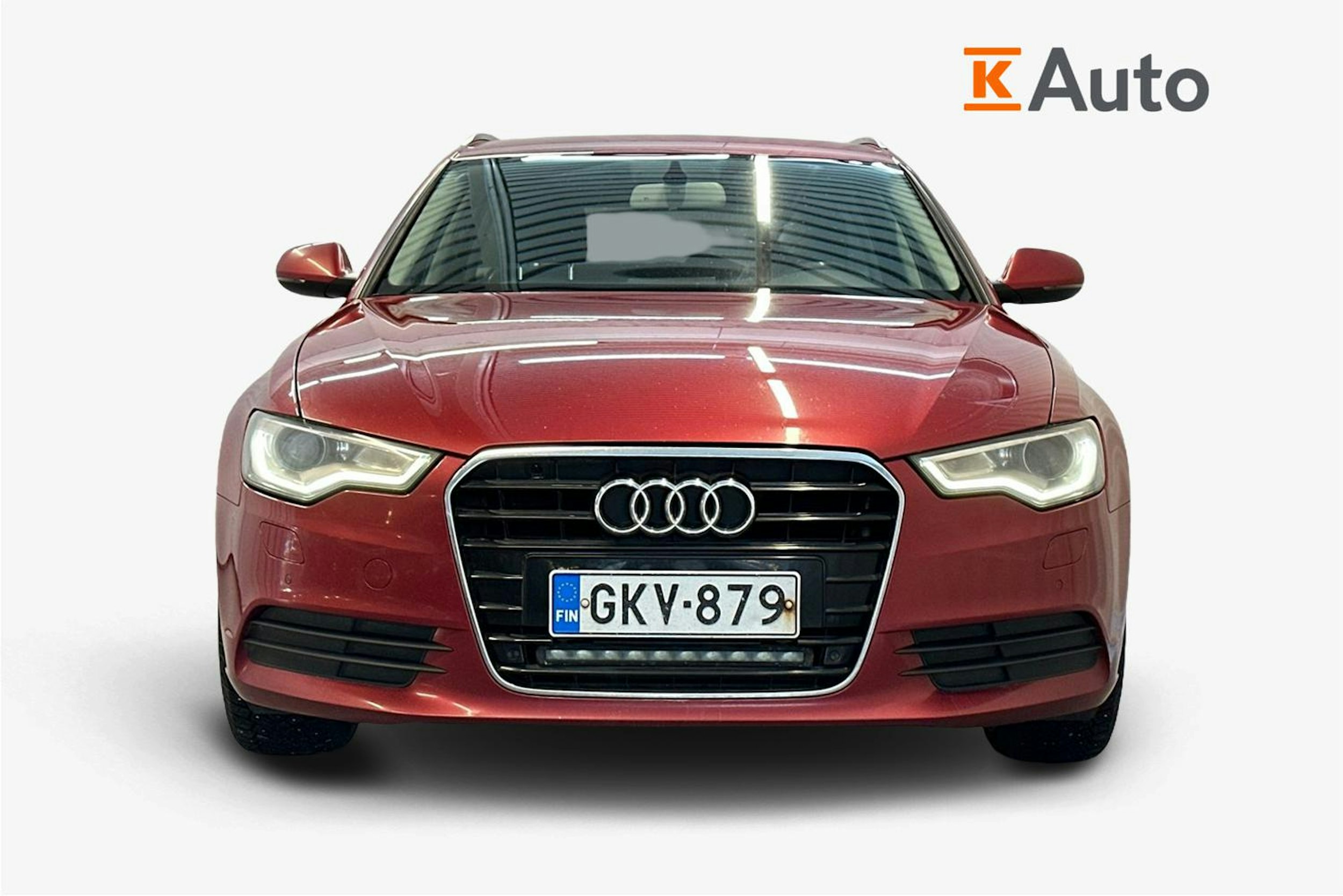 punainen Audi A6 2014 kuva 4.