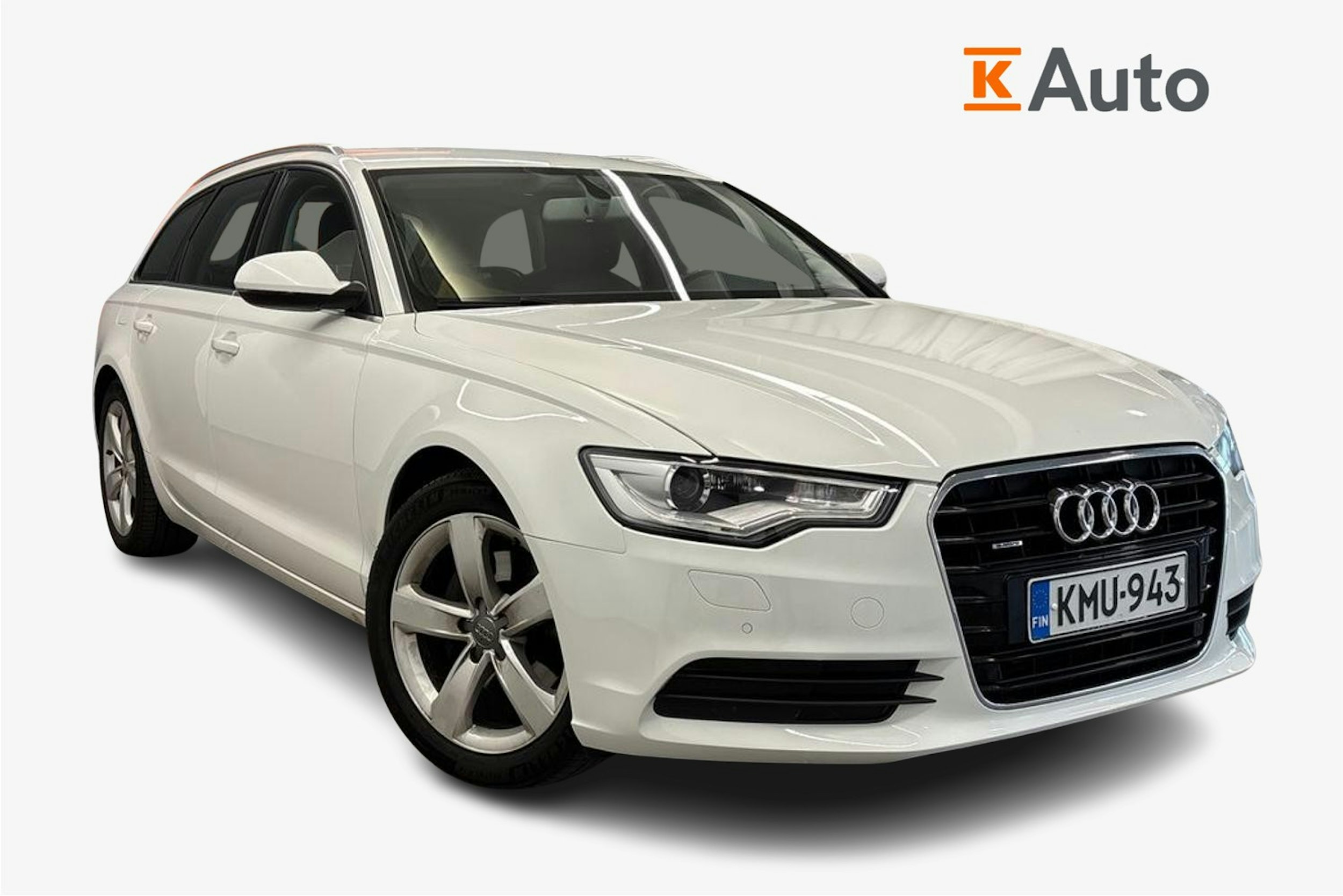 valkoinen Audi A6 2014 kuva 1.