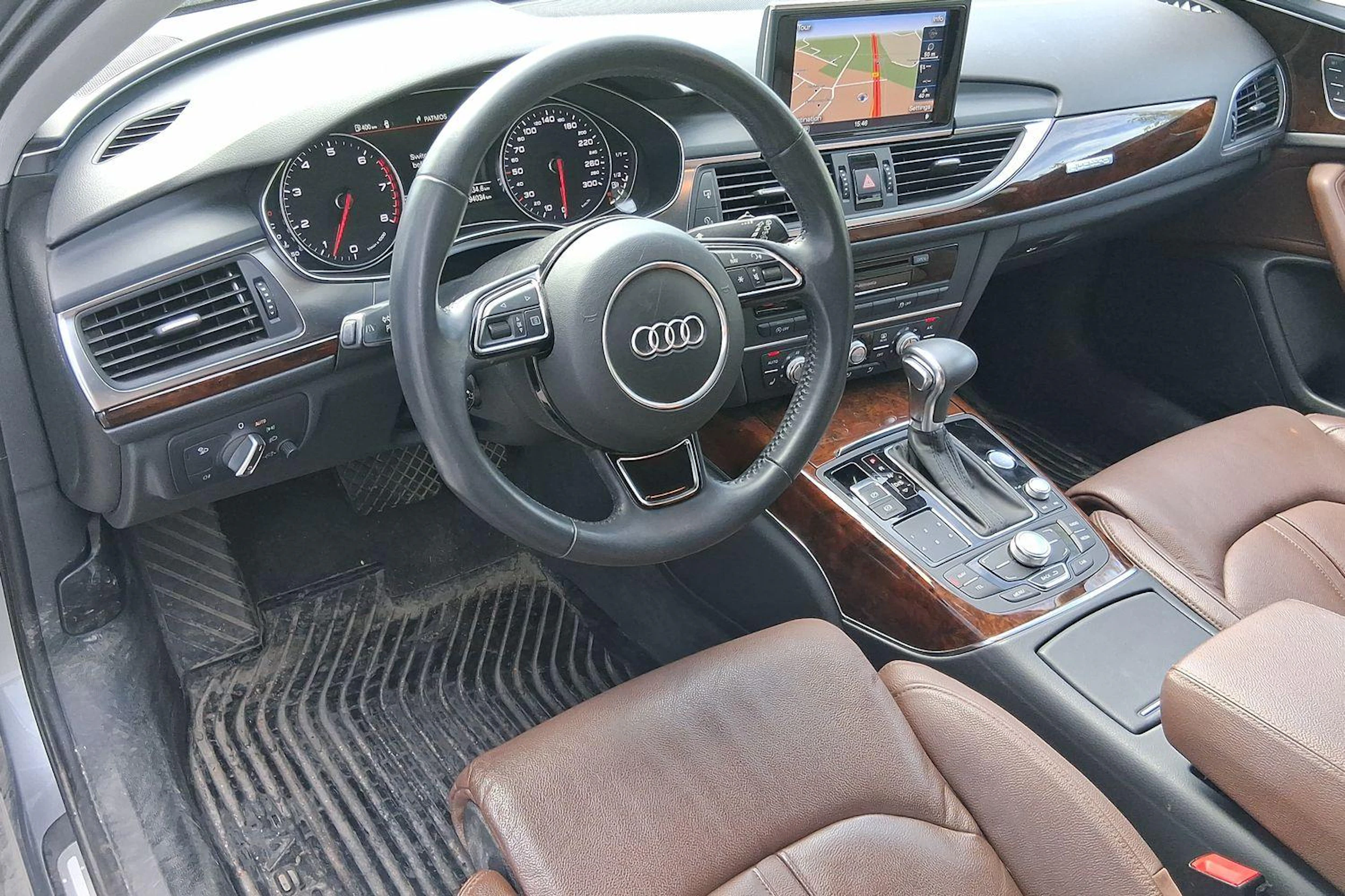 met. harmaa Audi A6 2014 kuva 3.