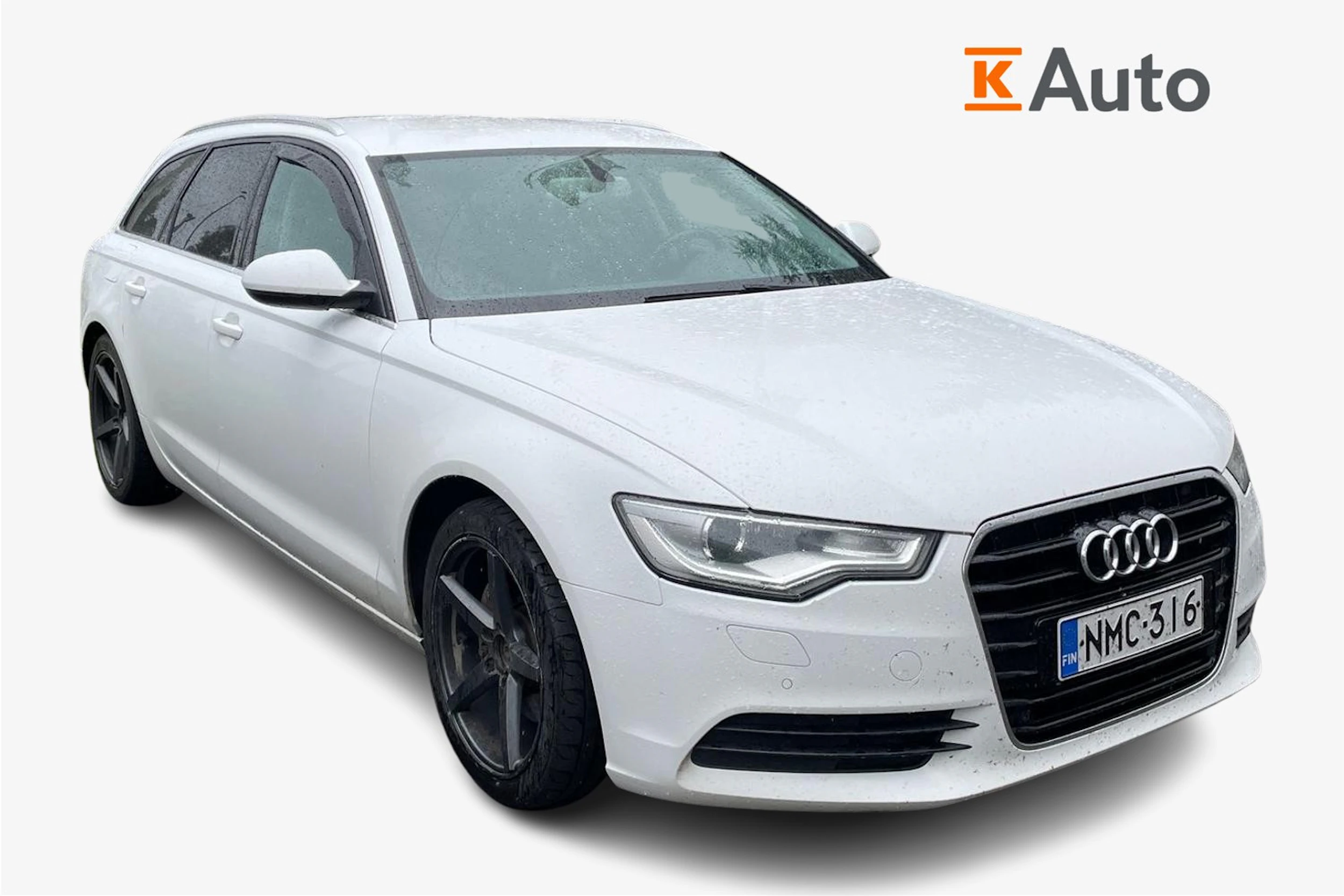valkoinen Audi A6 2014 kuva 1.