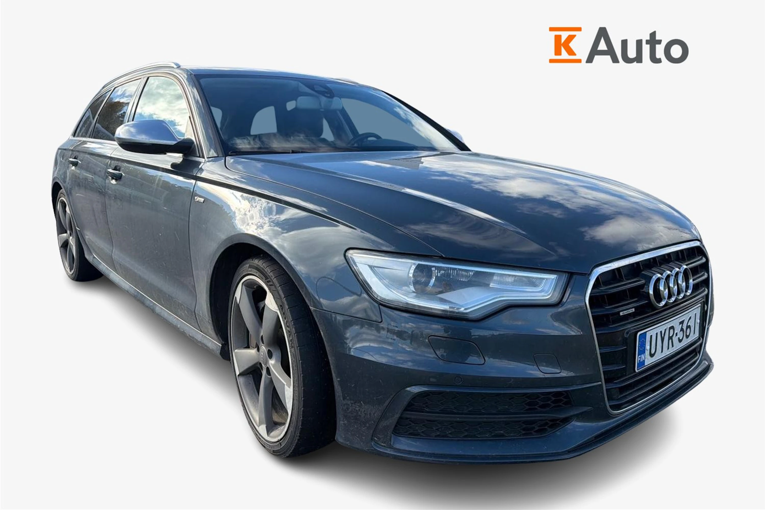 Sininen Audi A6 2014 kuva 1.